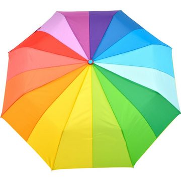 iX-brella Taschenregenschirm iX-brella pocket rainbow 16-color - kleiner Taschenschirm 16 farbig, farbenfroh