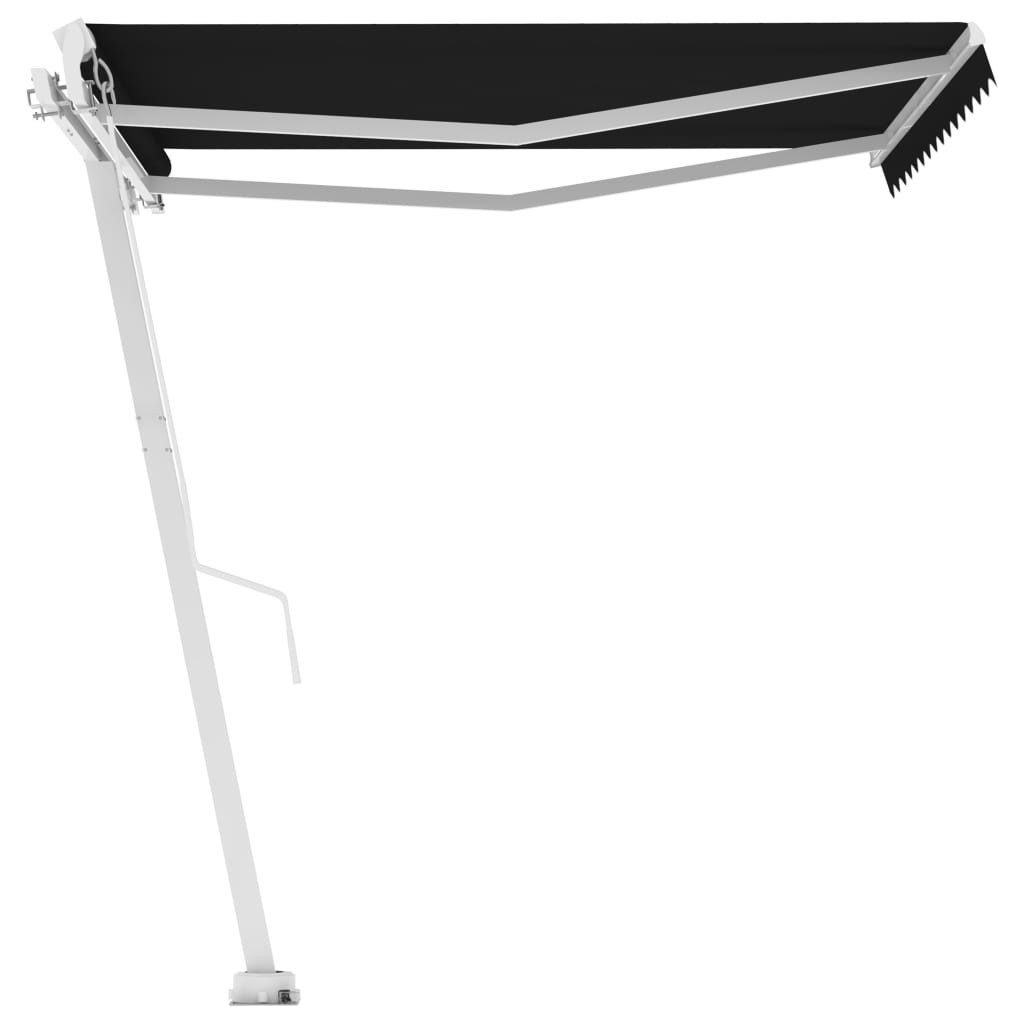 Markise Standmarkise Manuell Einziehbar 350x250 cm Anthrazit