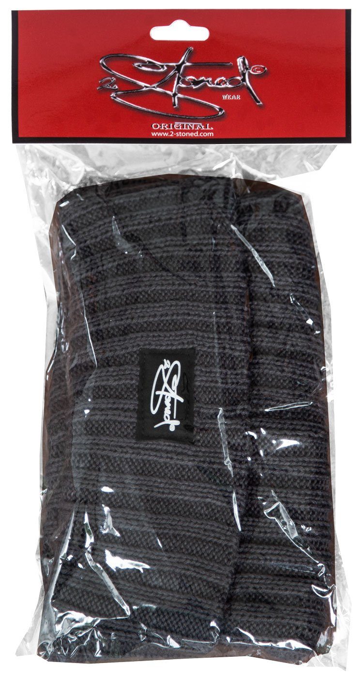 2Stoned Beanie Wintermütze Rib Beanie Cap Deluxe für Damen und Herren (VPE, 1 Stück) mit geripptem Umschlag, 4-Panel Style, Einheitsgröße