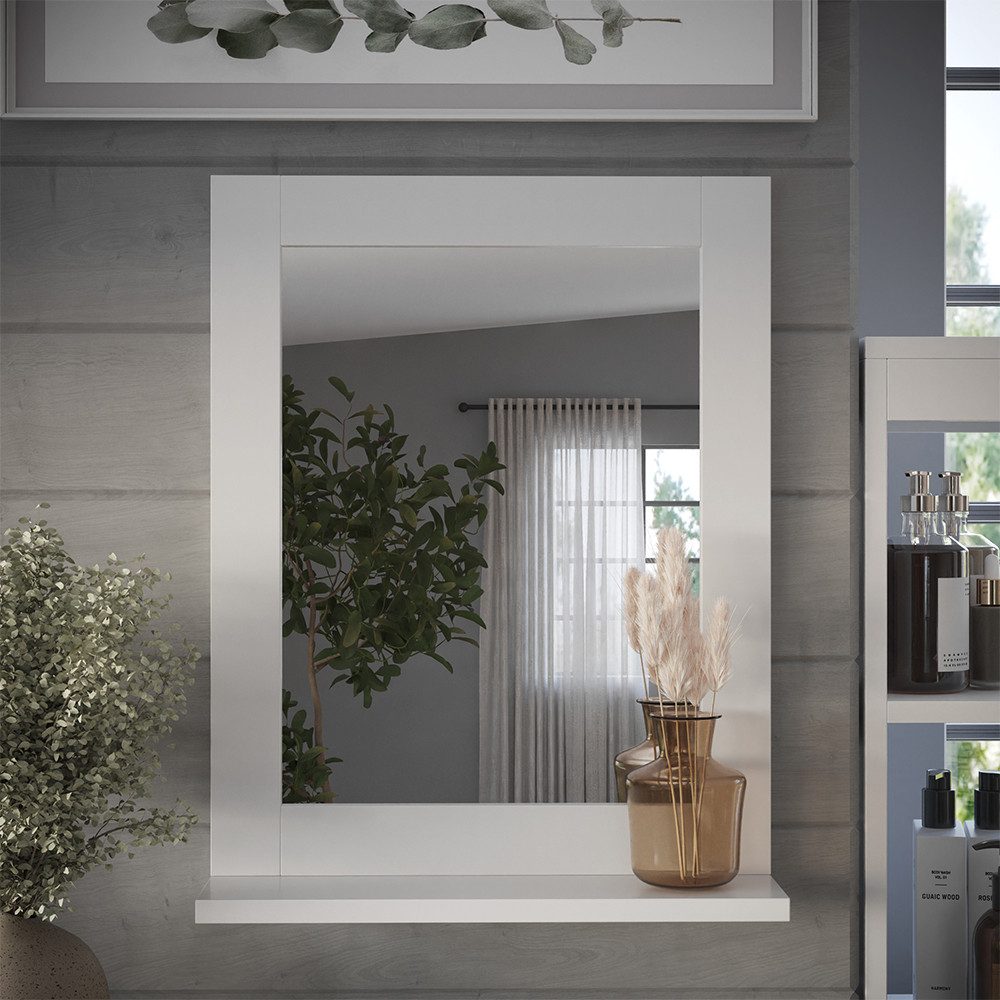 Vicco Badspiegel Vilda, Weiß, 40 x 50 cm (1-St)