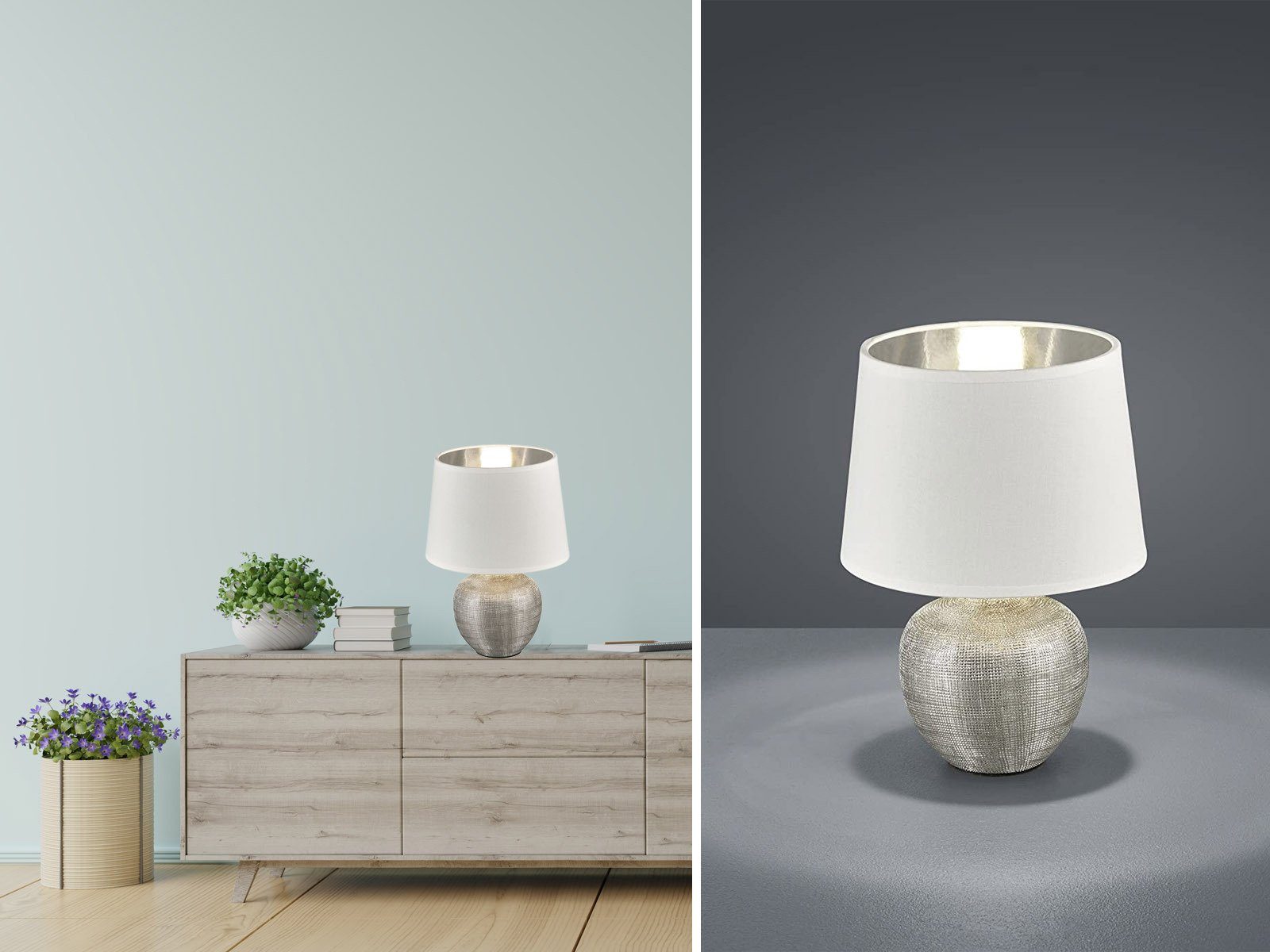 Reality Leuchten LED Nachttischlampe, Dimmfunktion, LED günstig online kaufen