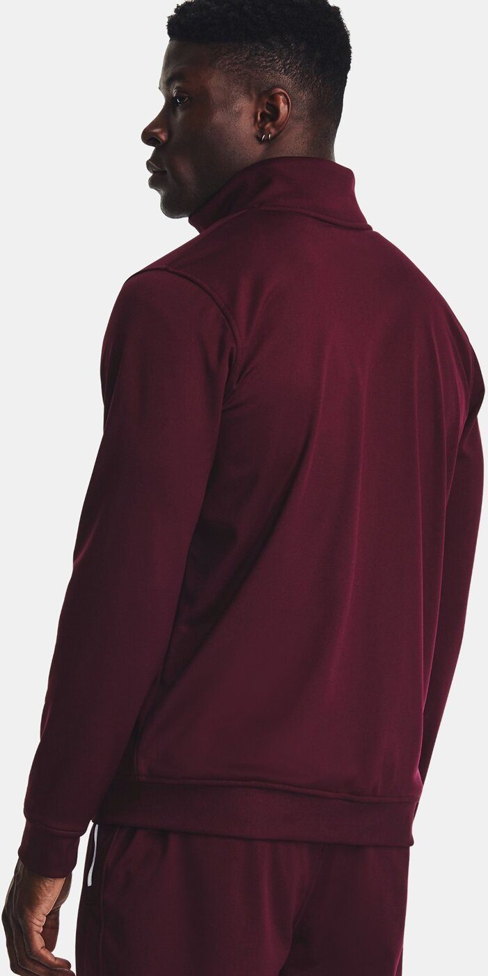 Armour® MAROON JACKET DARK TRICOT Kurzarmshirt Under SPORTSTYLE