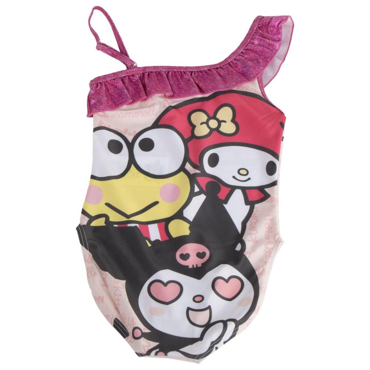 Hello Kitty Badeanzug Mädchen Badeanzug Einteiler Strand Pool Schwimmbad (Packung)