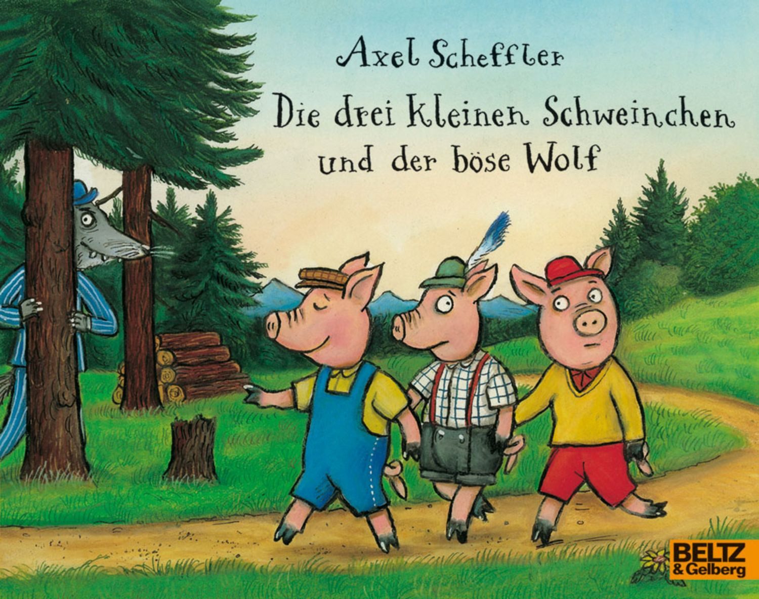 Die drei kleinen Schweinchen und der böse Wolf / Axel Scheffler