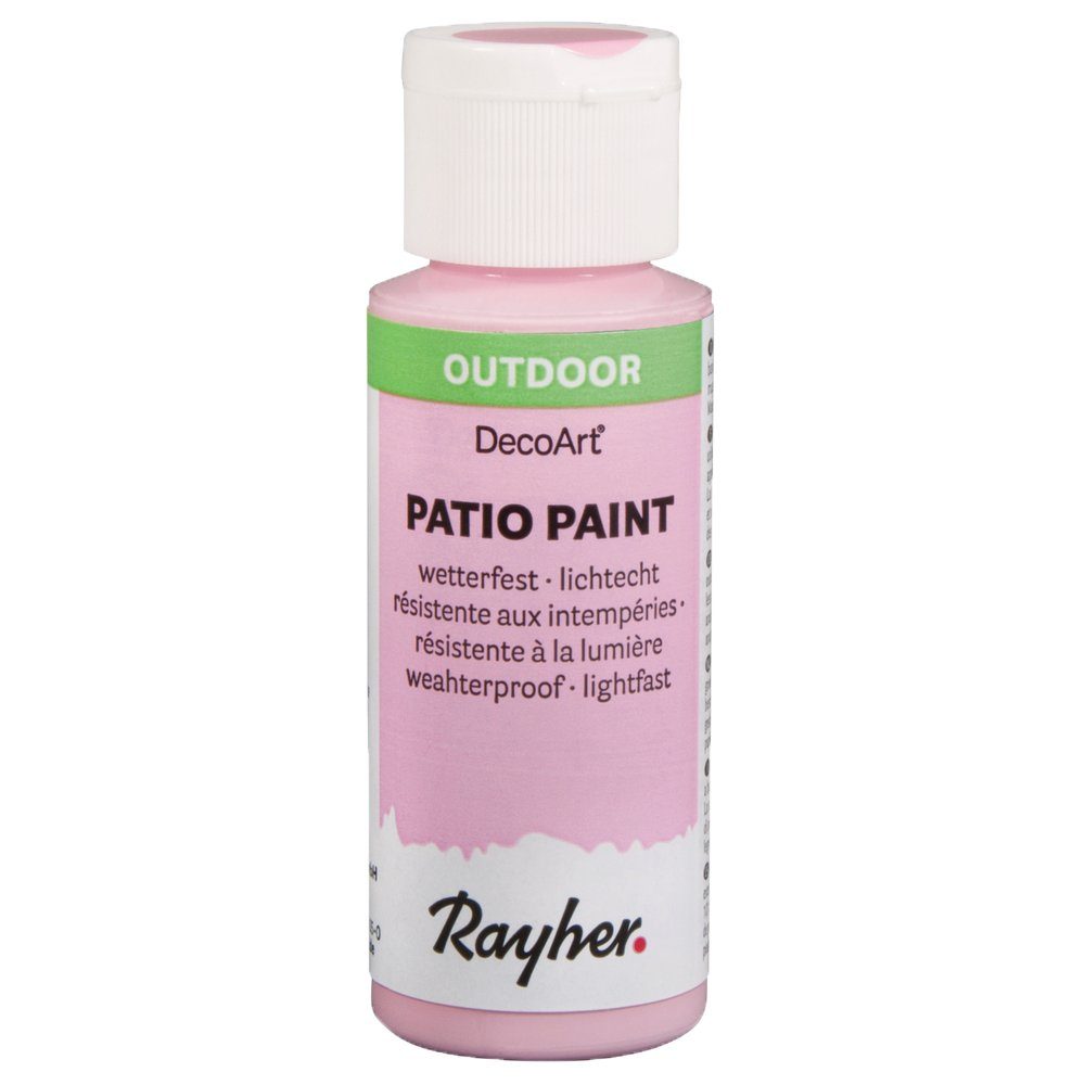 Rayher Bastelfarbe PatioPaint, 59 ml, Schöne Acrylfarbe zum Basteln