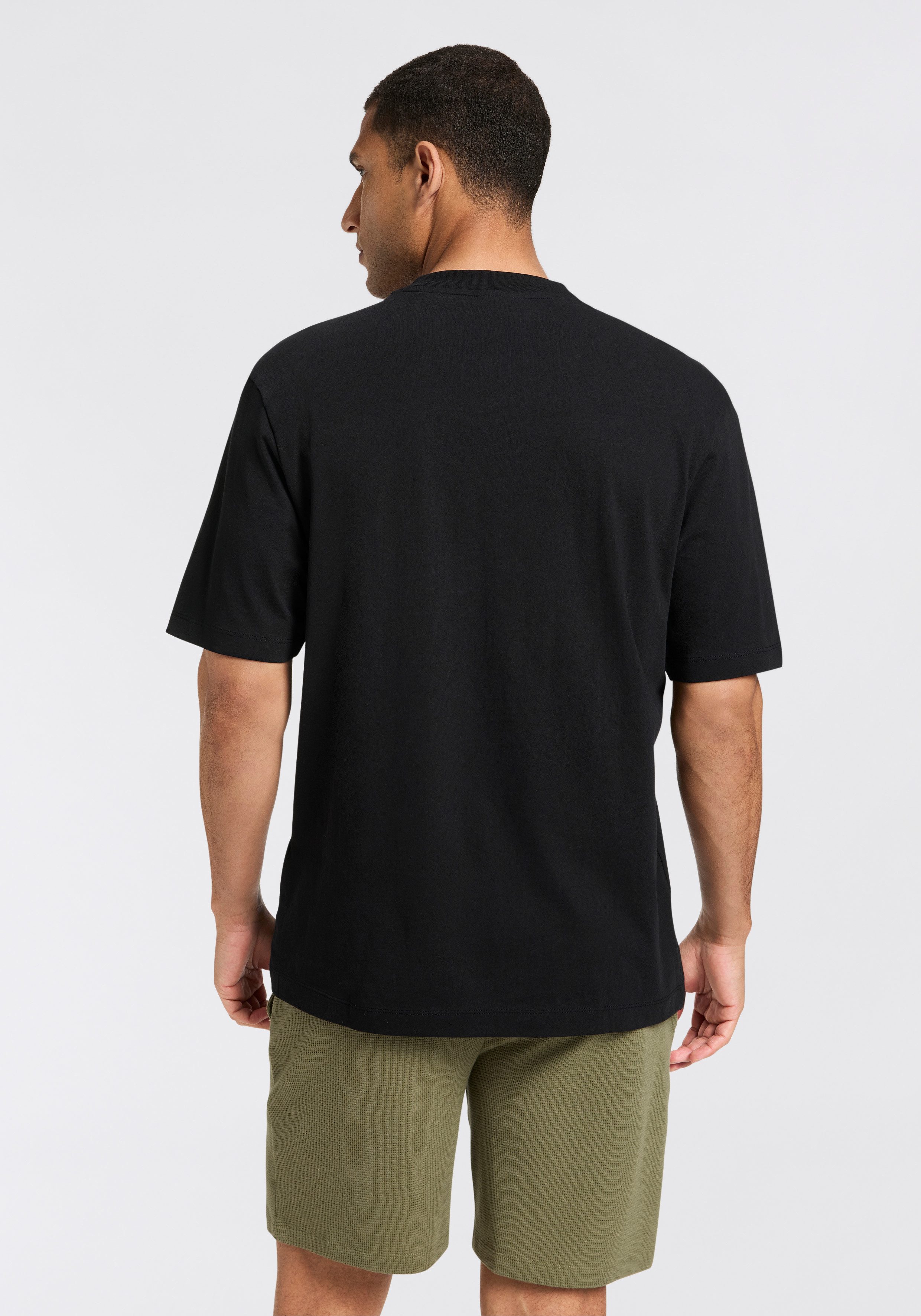 HUGO Blue T-Shirt Notix mit großem Druck günstig online kaufen