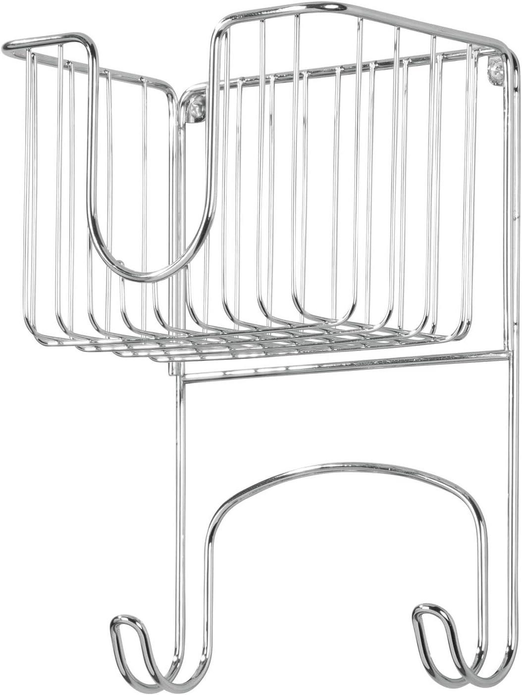 mDesign Badaccessoire-Set mDesign Bügelbretthalter Wandmontage Korb Aufbewahrung Organizer Met