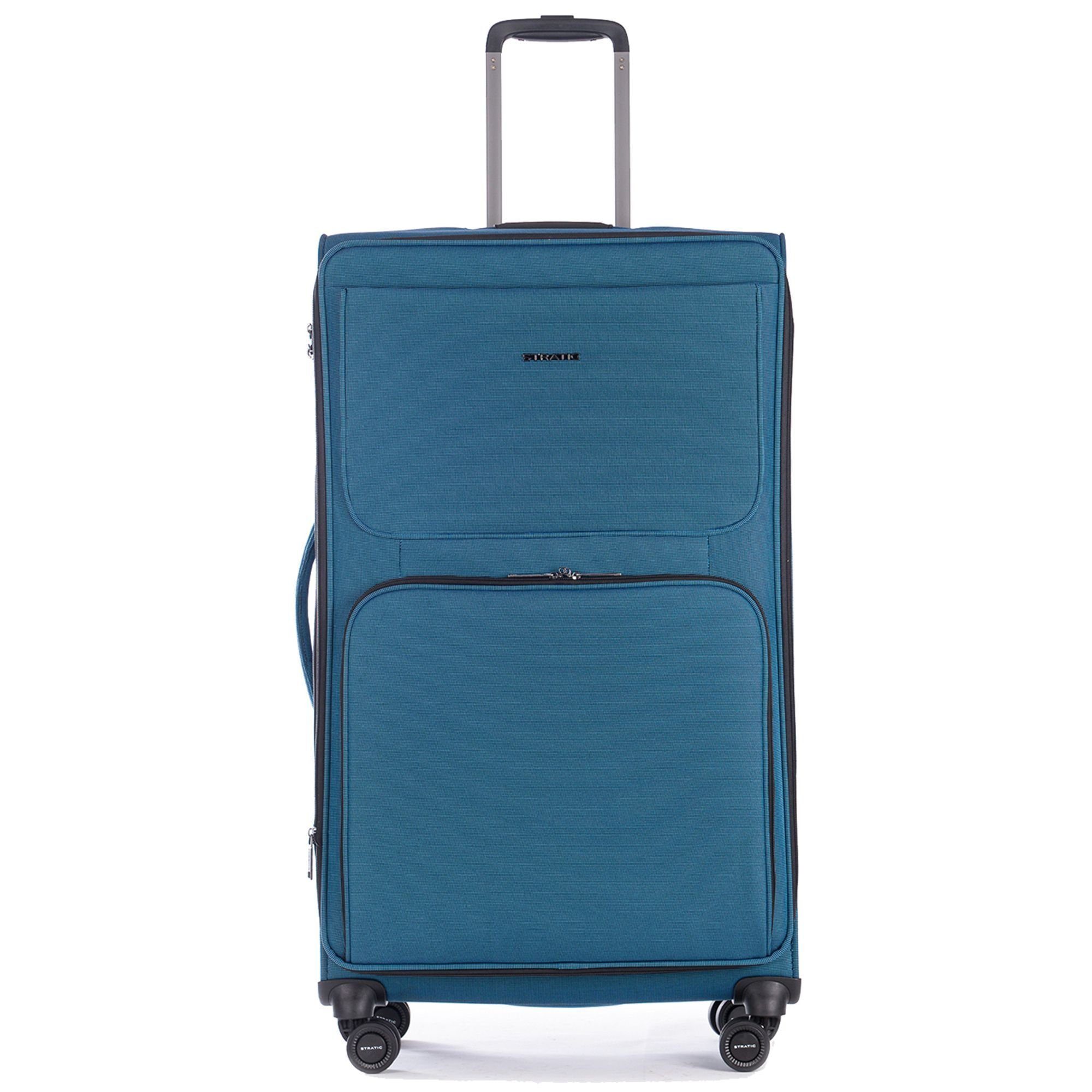 Stratic Weichgepäck-Trolley Bendigo Light Plus, 4 Rollen, Polyester petrol