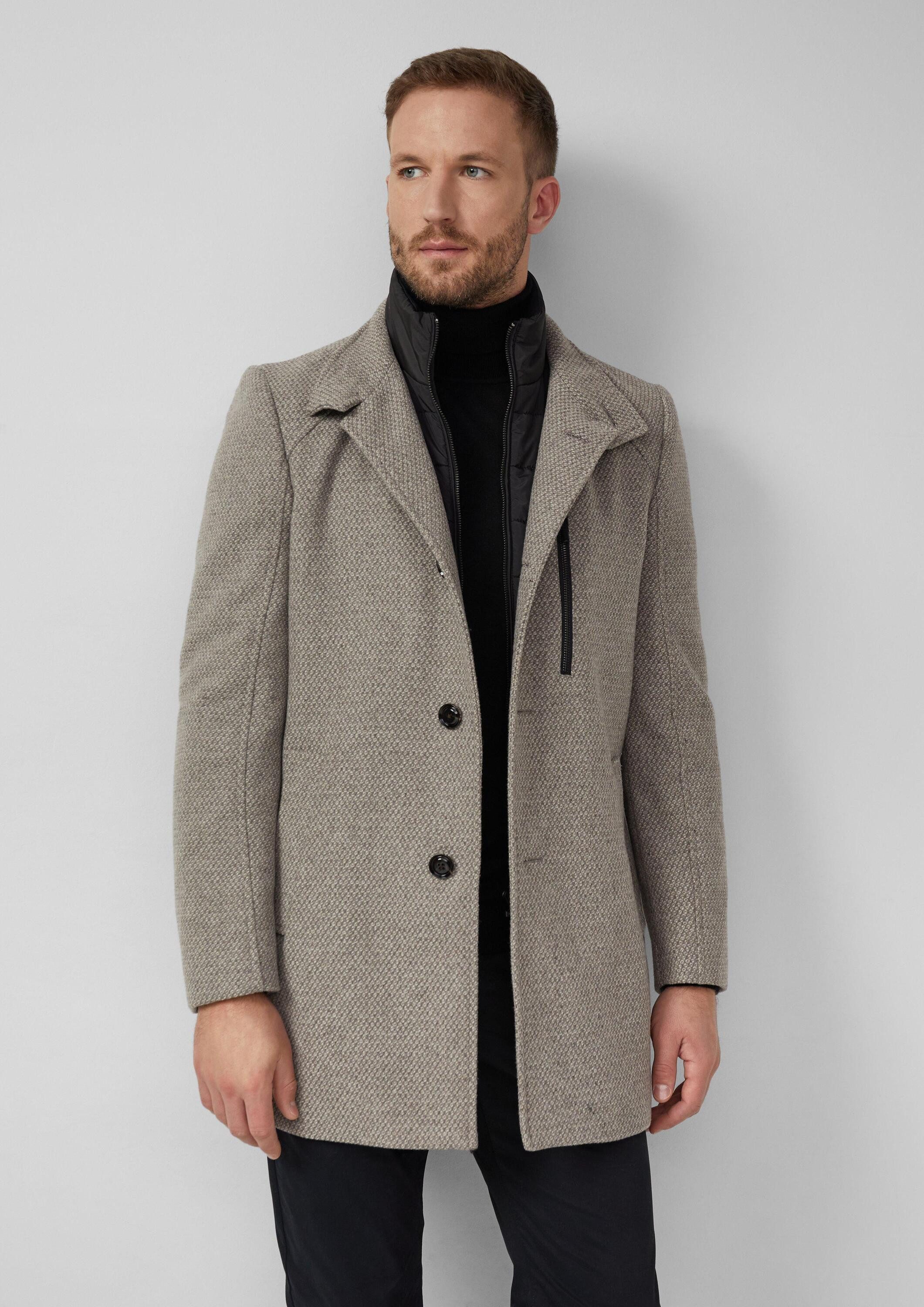 s.Oliver Funktionsmantel Outdoor-Mantel Klassischer Mantel mit herausnehmbarem Insert