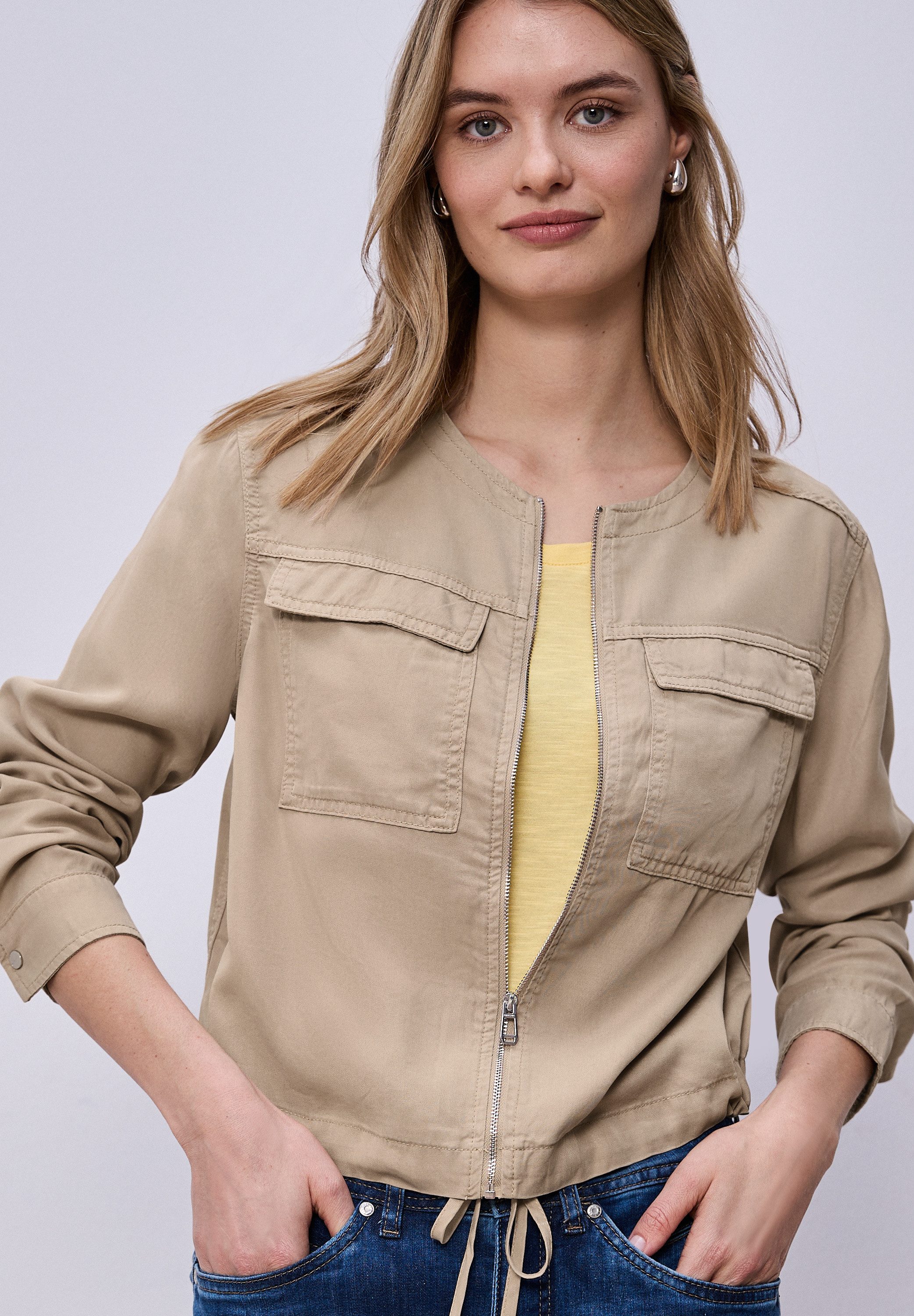 STREET ONE Kurzjacke mit Brusttasche günstig online kaufen