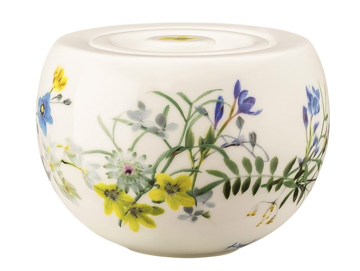 Rosenthal Zuckerdose Brillance Fleurs des Alpes Zuckerdose 6 P., Bone China