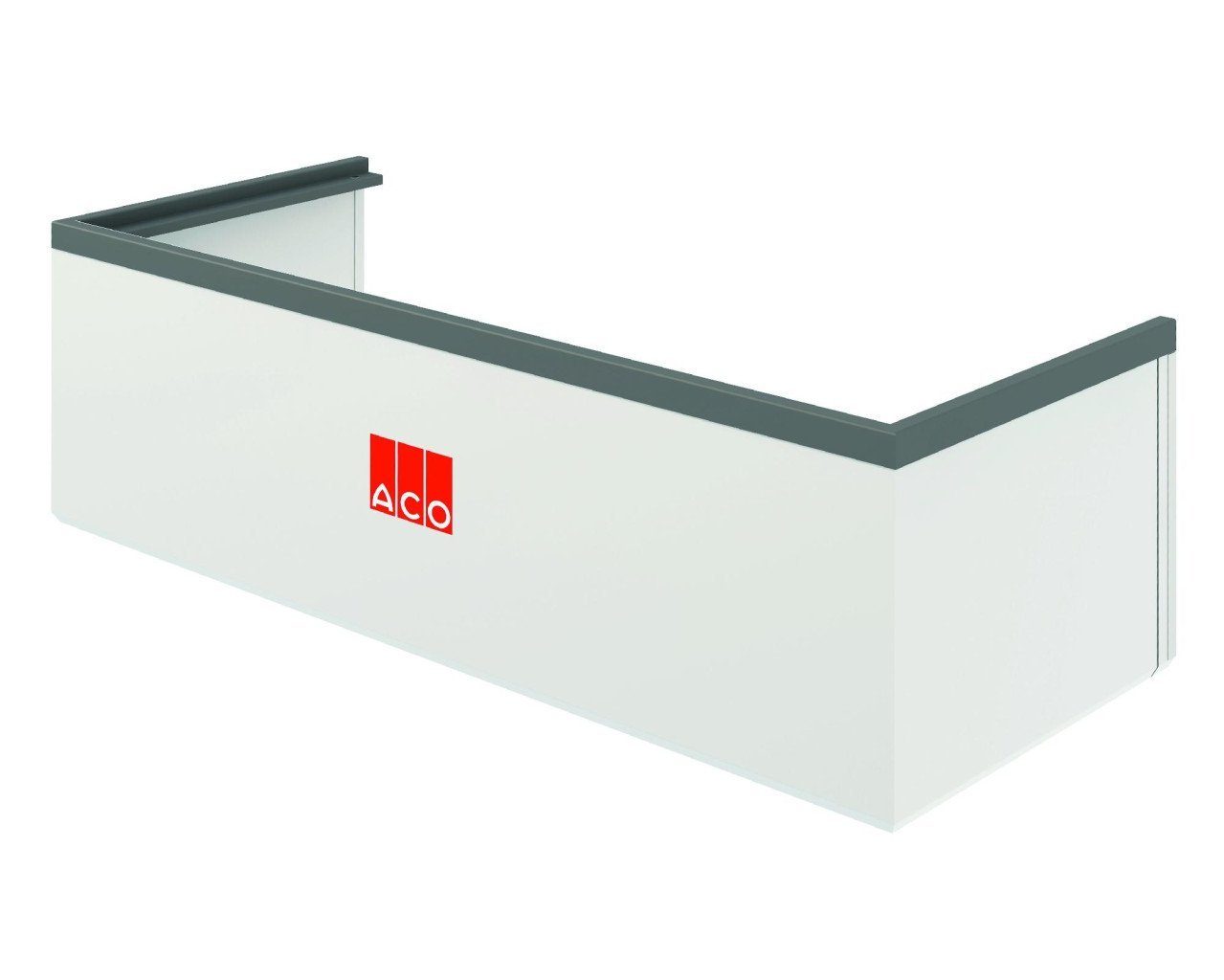 Aco Lichtschacht ACO Aufstockelement weiß, 80 x 34 x 40 cm