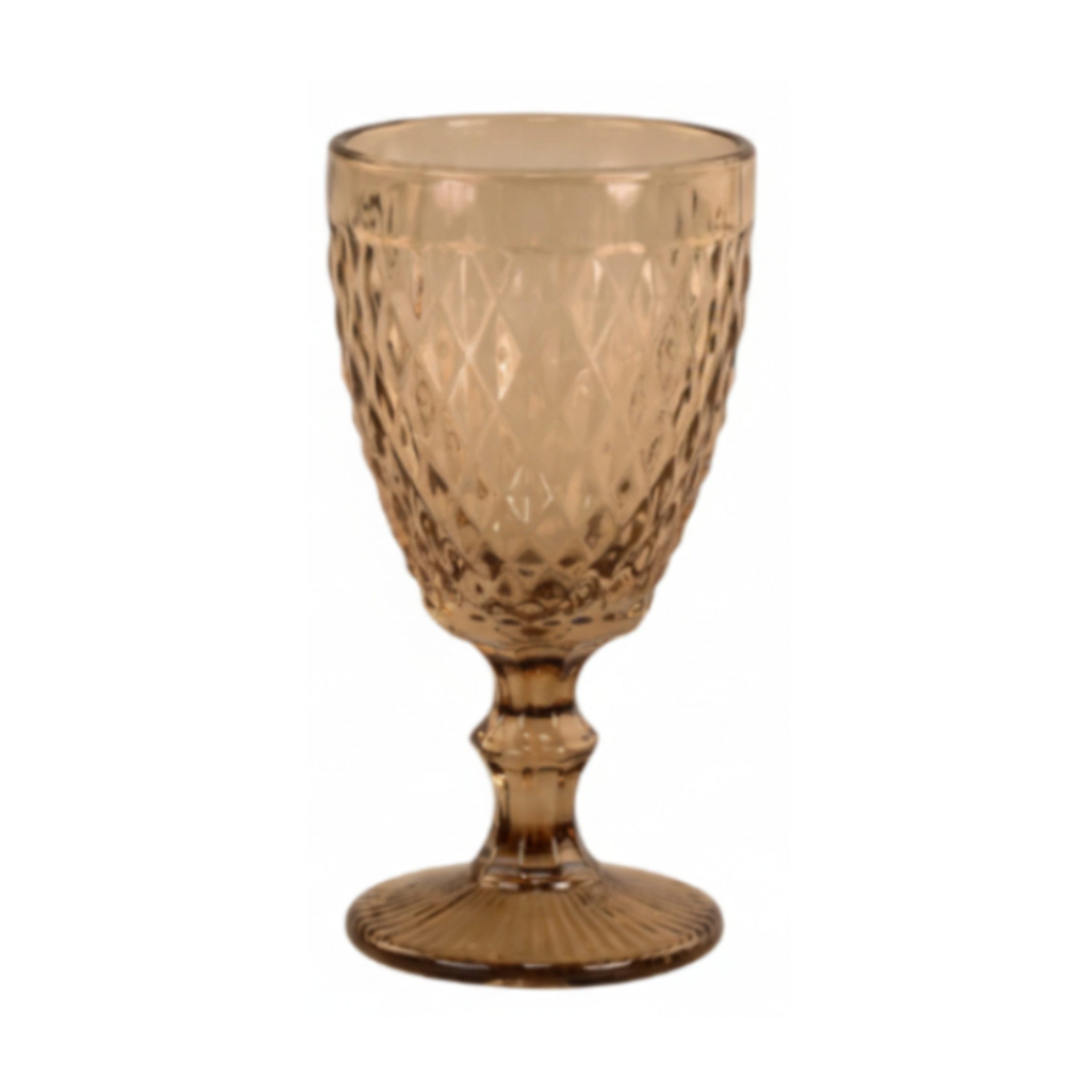 Chic Antique Weinglas Chic Antique Saint-Émilion Weinglas mit Muster Honig