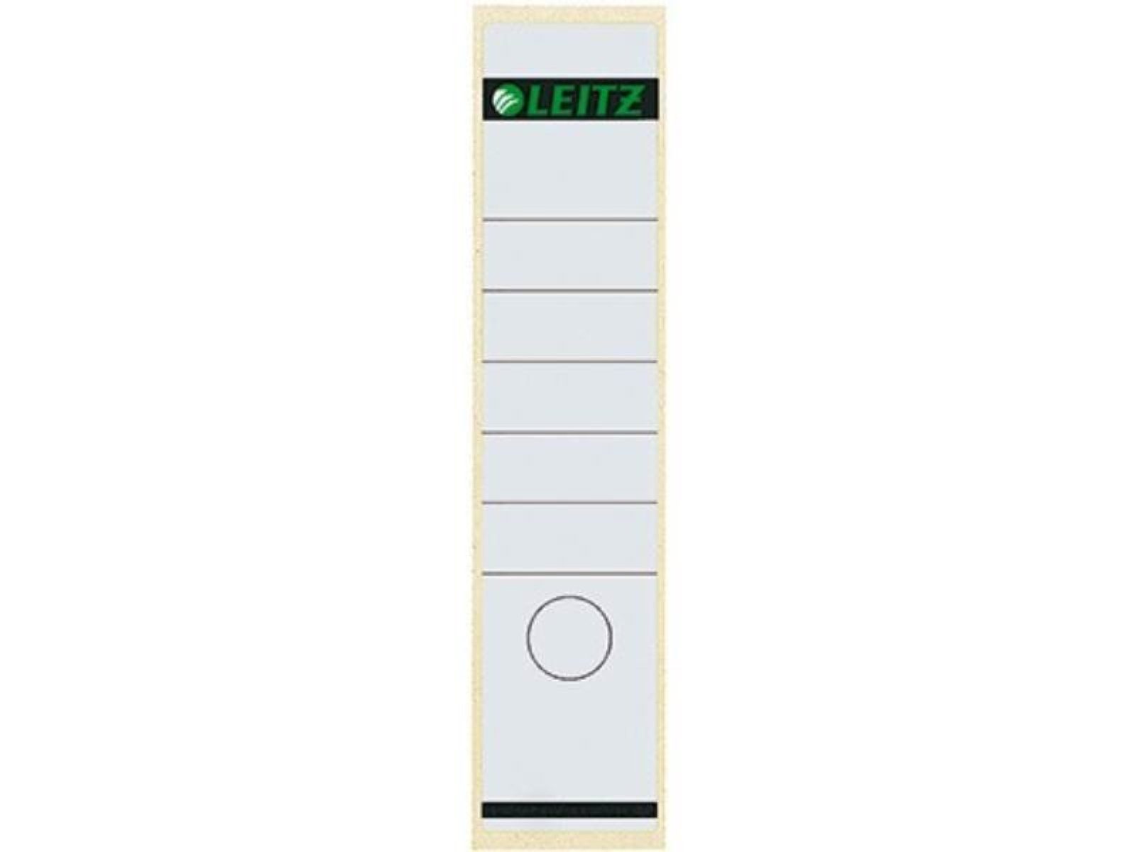 LEITZ Etikett Leitz Ordneretikett 16400001 lang/breit Papier weiß 10 St./Pack.