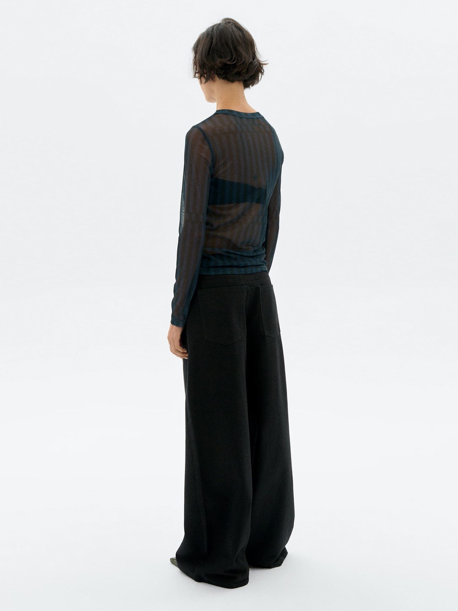 Thinking Mu Weite Jeans Black Hedda Pants