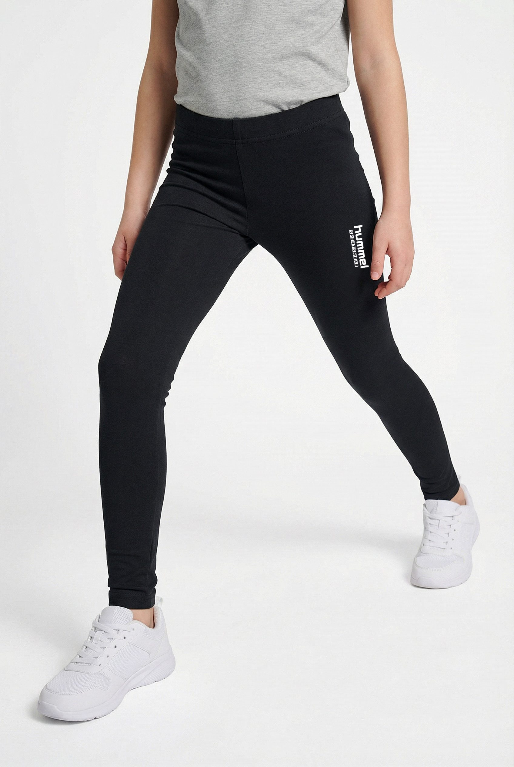 hummel Leggings sportlicher Stil, für Kinder und Jugendliche, hohe Bewegungsfreiheit