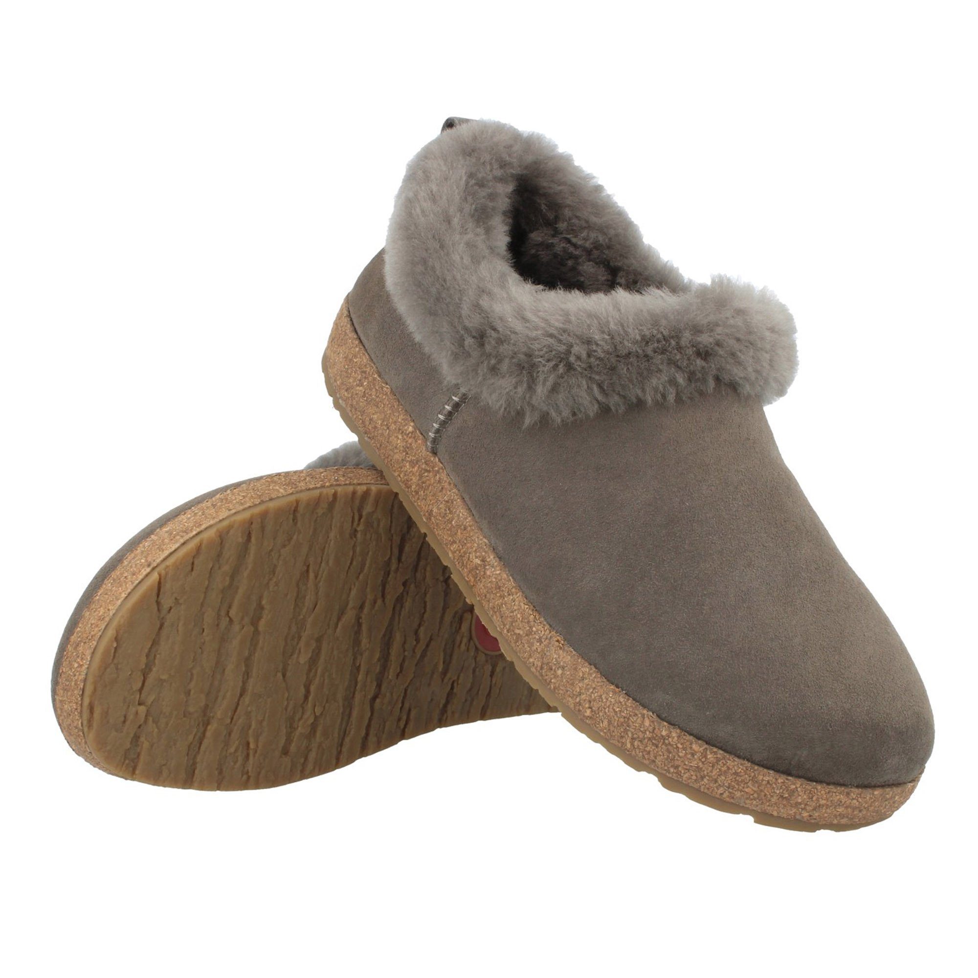 Haflinger Haflinger Iceland Lammfell Leder Hausschuh Unisex Hausschuh – Bild 2 von 2