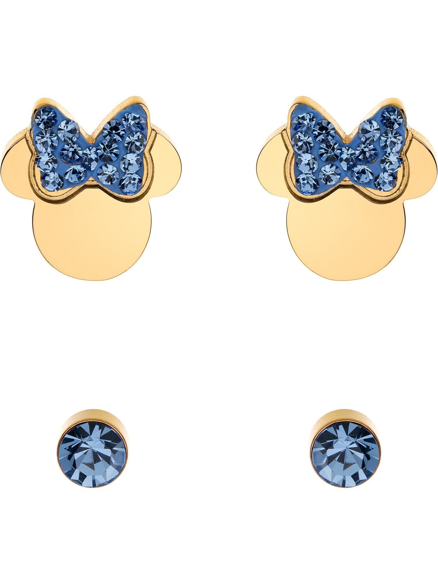 DISNEY Jewelry Paar Ohrhänger Disney Mädchen-Kinderohrring Edelstahl Kristall