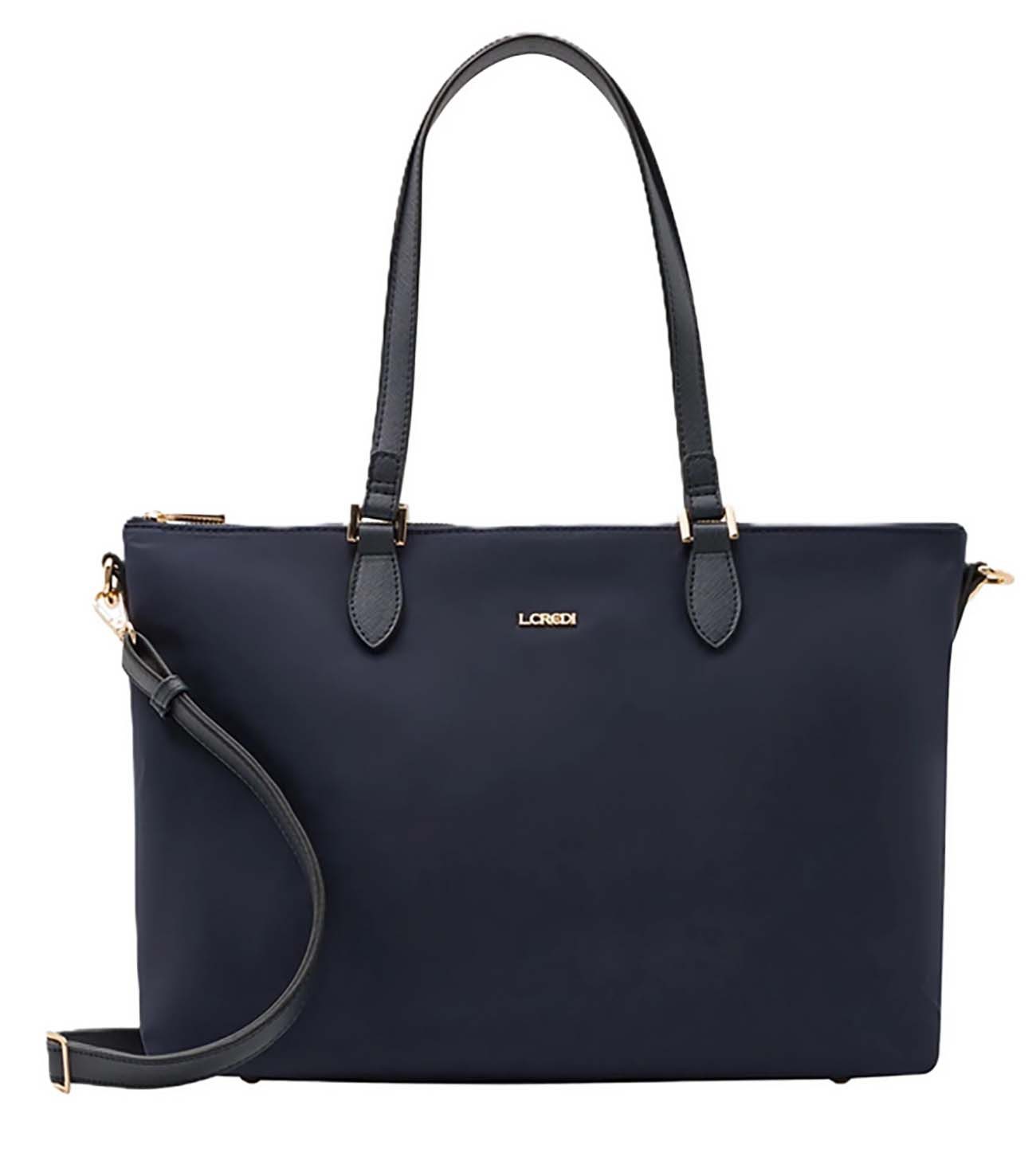 Shopper L.CREDI-Damen-Shopper ALENA Henkeltasche Marine