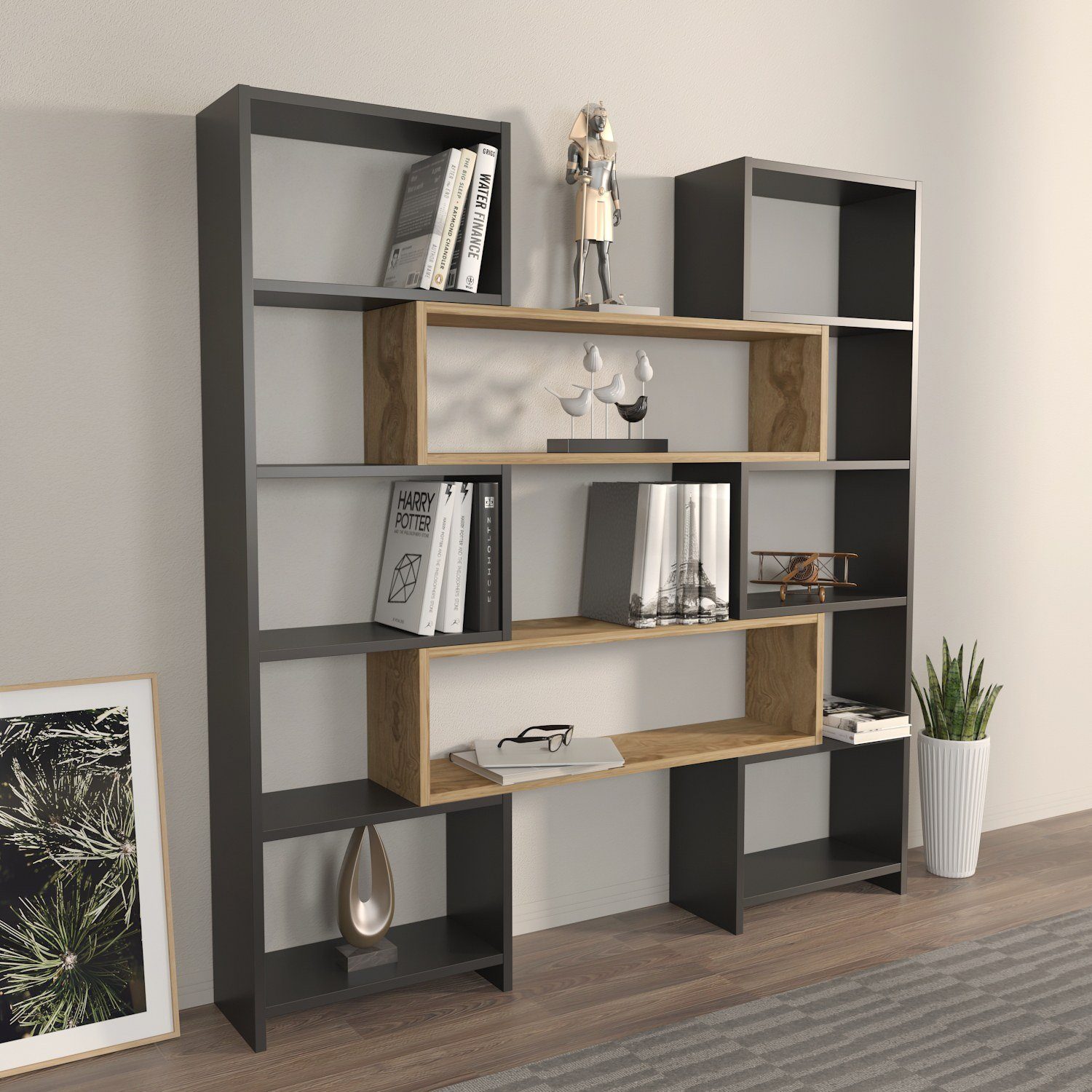 ZNA4626-Bücherregal Decor Bücherregal Skye