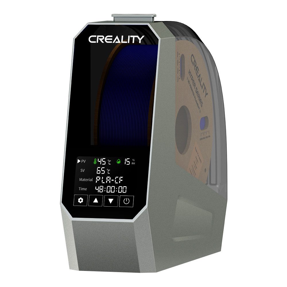 Creality 3D 3D-Drucker Creality Space PI Filatment Trockner - 1 Filament, Bis zu 48 Stunden Timer mit One-Touch-Voreinstellungen