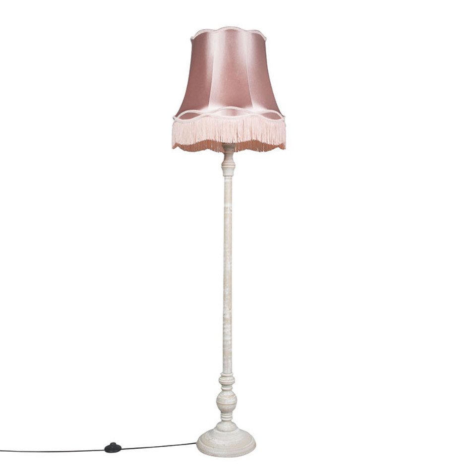 Qazqa Stehlampe Classico, ohne Leuchtmittel, E27, günstig online kaufen