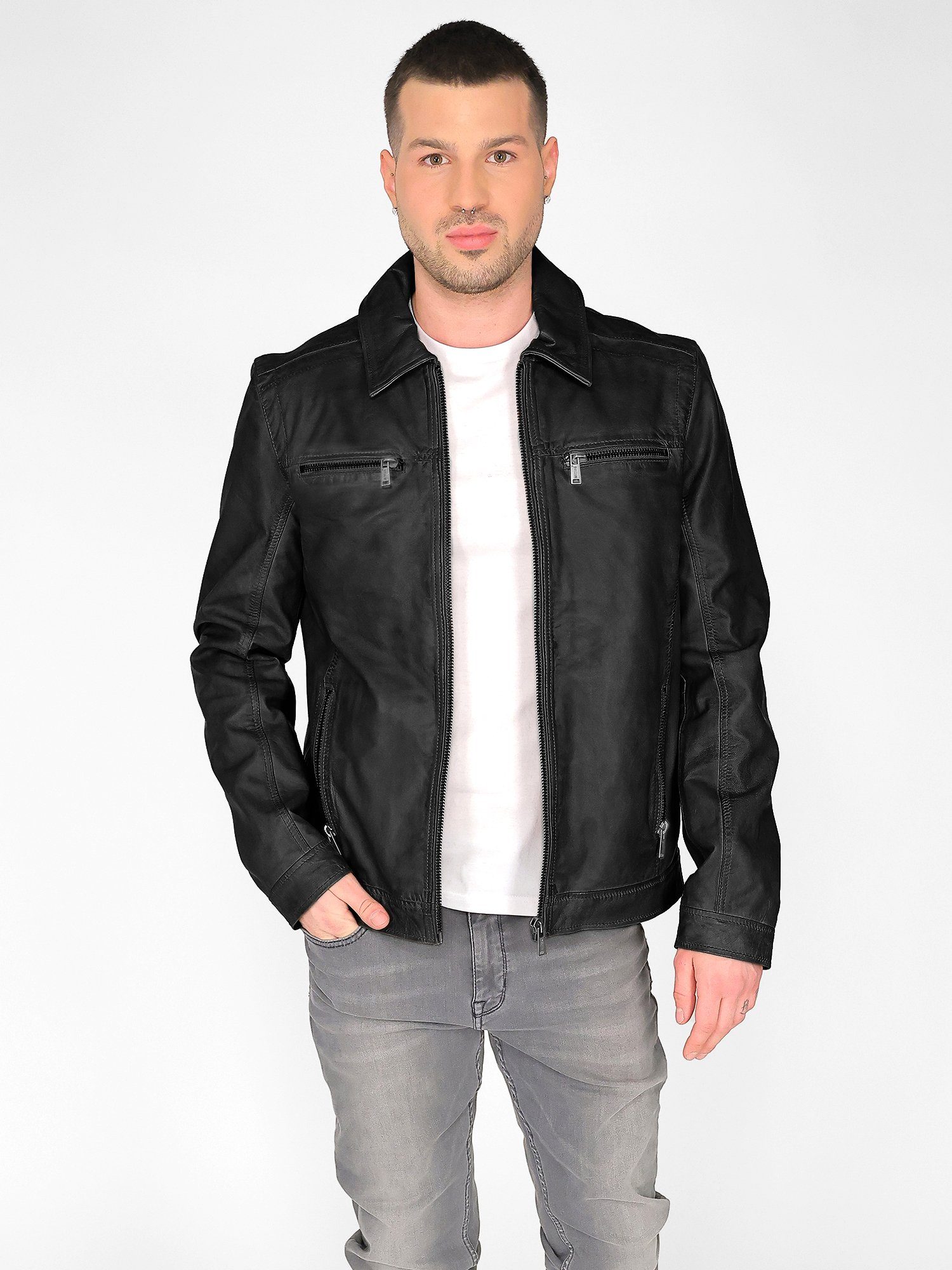 Mustang Herren Lederjacken online kaufen | OTTO