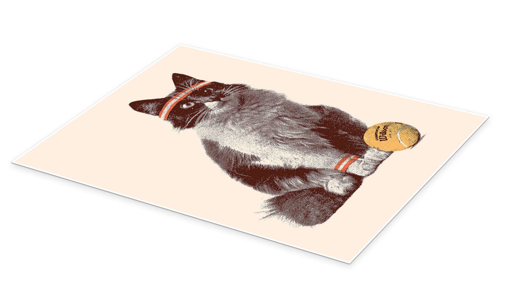 Posterlounge Poster Florent Bodart, Katze beim günstig online kaufen