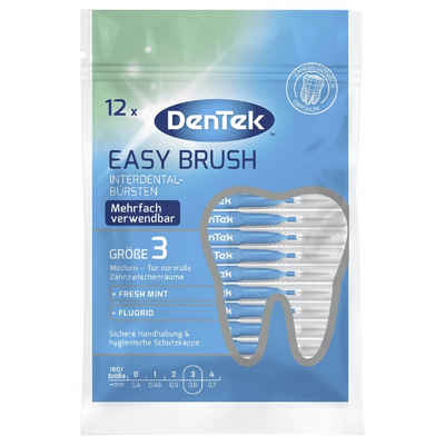 DenTek Zahnseide dentek Interdentalbürste Größe 3 12er Pack