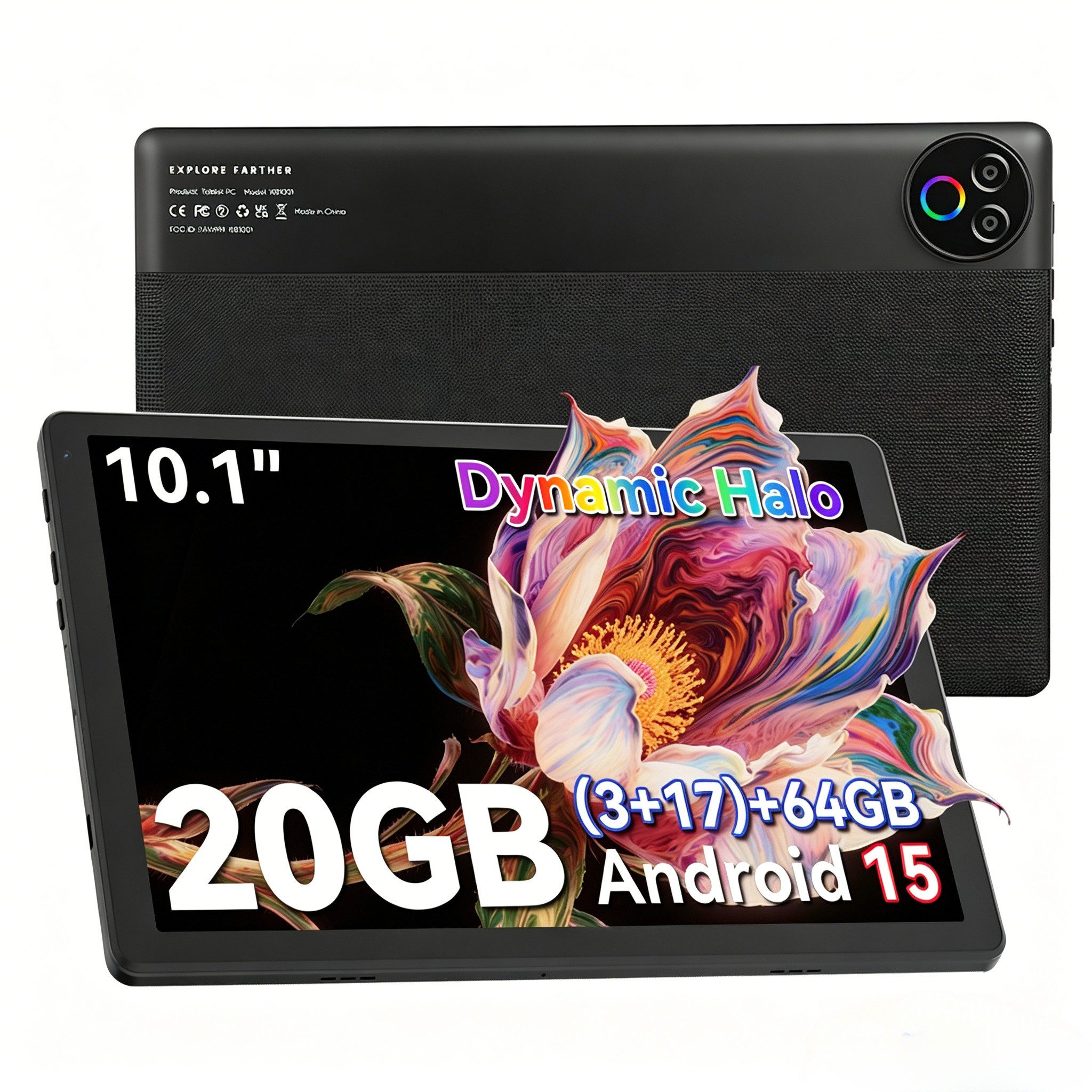 10,1 Zoll 64GB ROM optional mit Tastatur Tablet