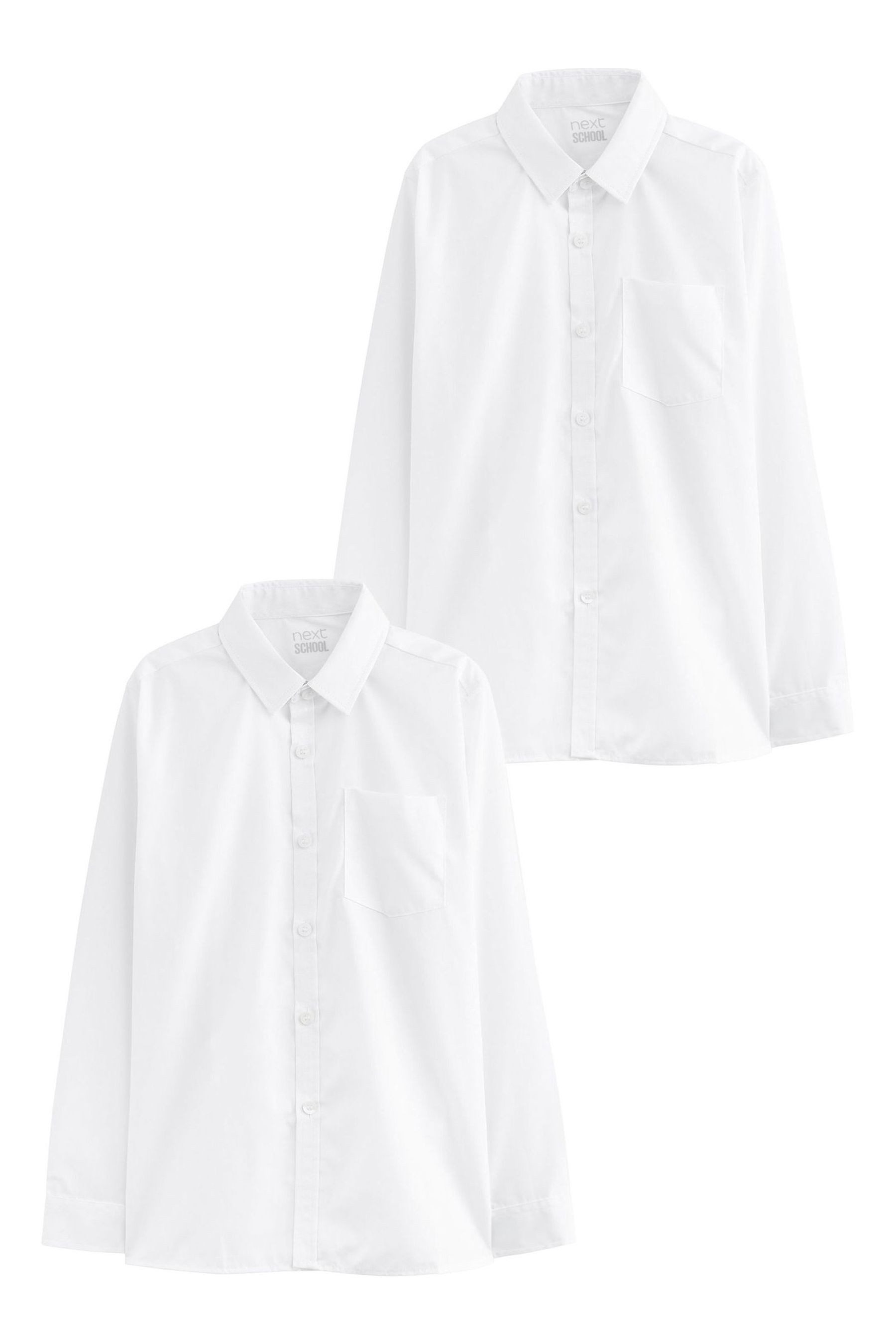 Next Langarmhemd Langarmhemden (3-17 Jahre), Standard, 2er-Pack (2-tlg)