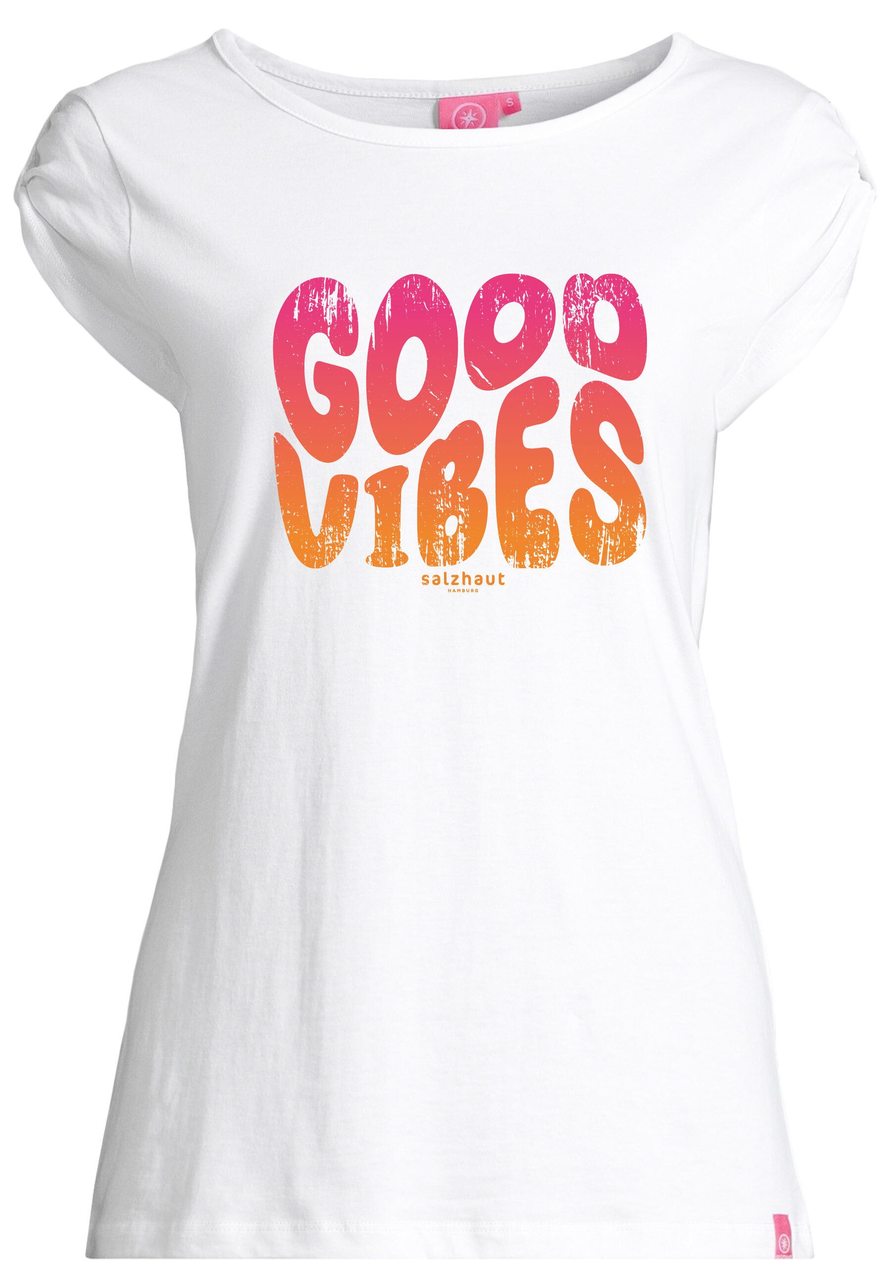 salzhaut T-Shirt BIIKE - GOOD VIBES Damen Tailliert T-Shirt mit Wow-Faktor günstig online kaufen