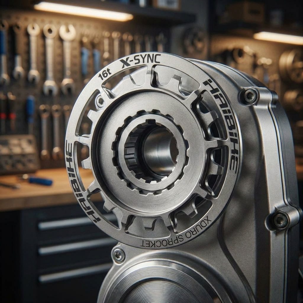 Haibike Kettenschaltung Haibike Xduro Antriebsritzel Stainless 16 Zähne silber Bosch Gen2 Ritz