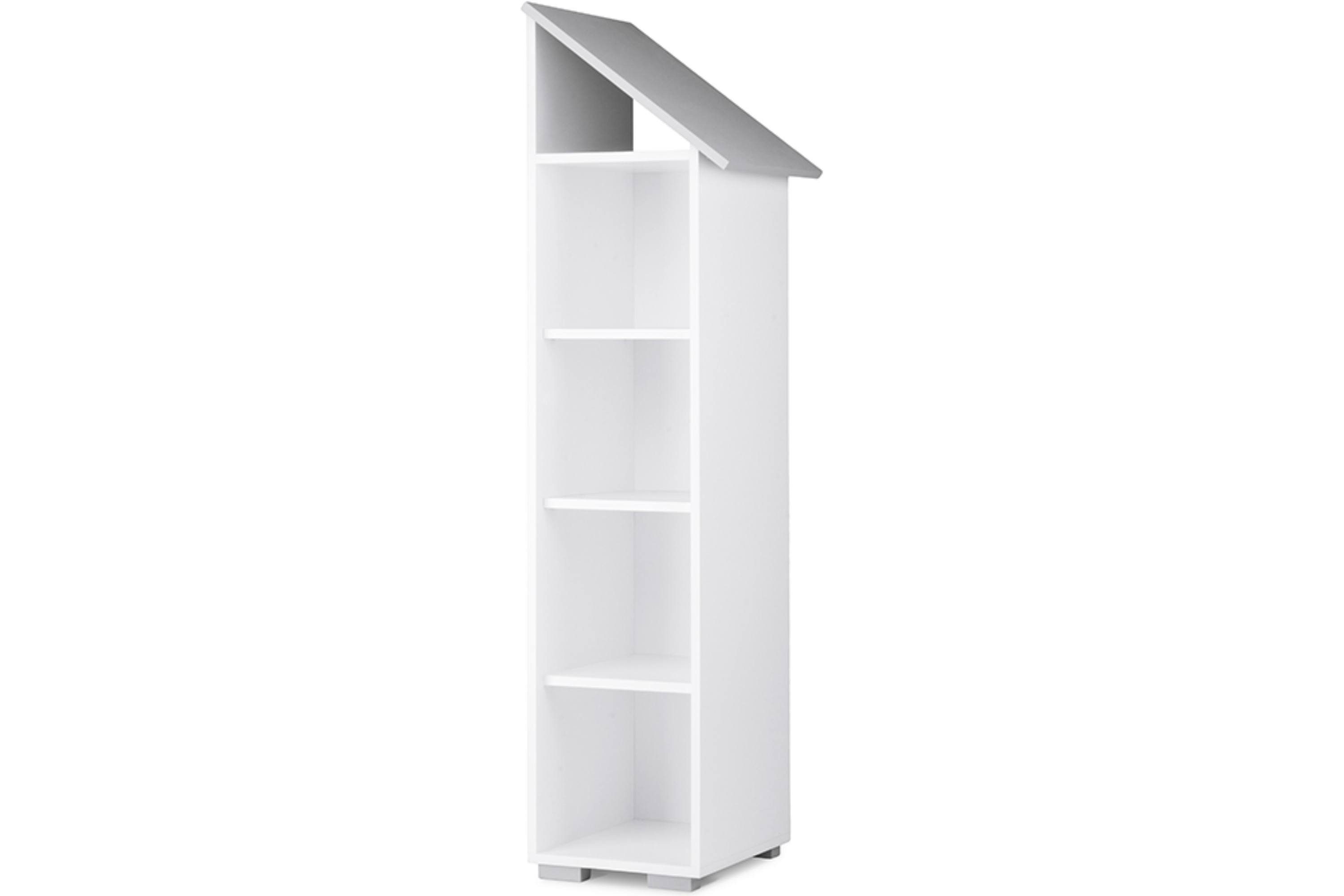 KONSIMO® Standregal Kinderregal 165cm PABIS, Hochregal, ABS-Kanten, in Pastellfarben
