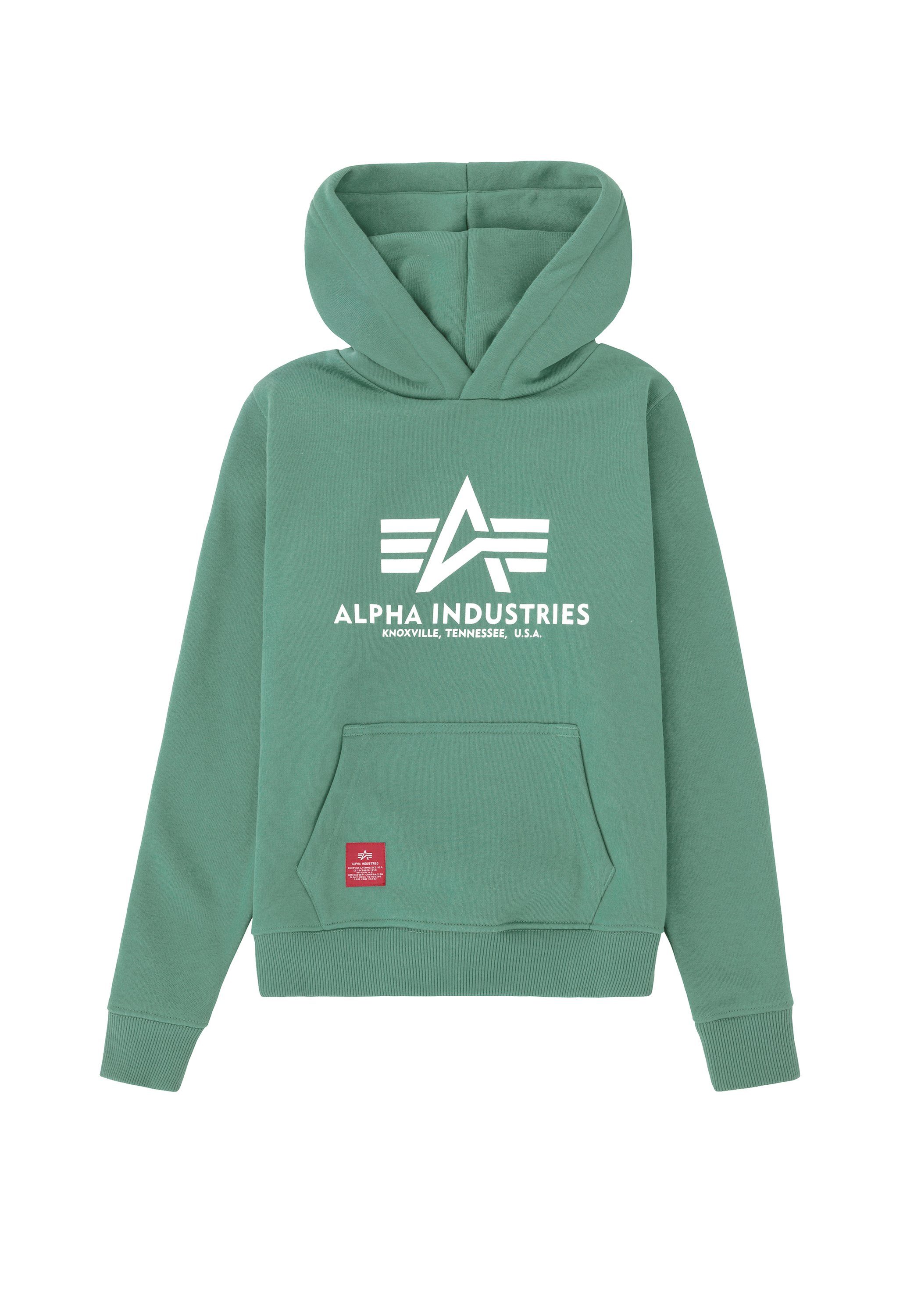Hoodies Alpha green Hoody ivy Basic - Industries Kapuzenshirt Industries Alpha Kids/Teens Kids