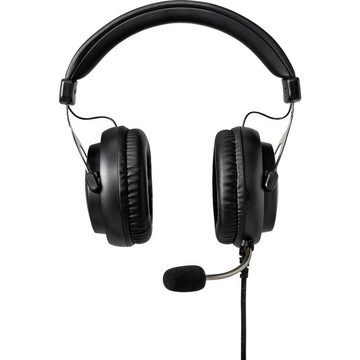 Renkforce Gaming Headset USB schnurgebunden 7.1 Surround Kopfhörer (Mikrofon-Stummschaltung, Lautstärkeregelung)