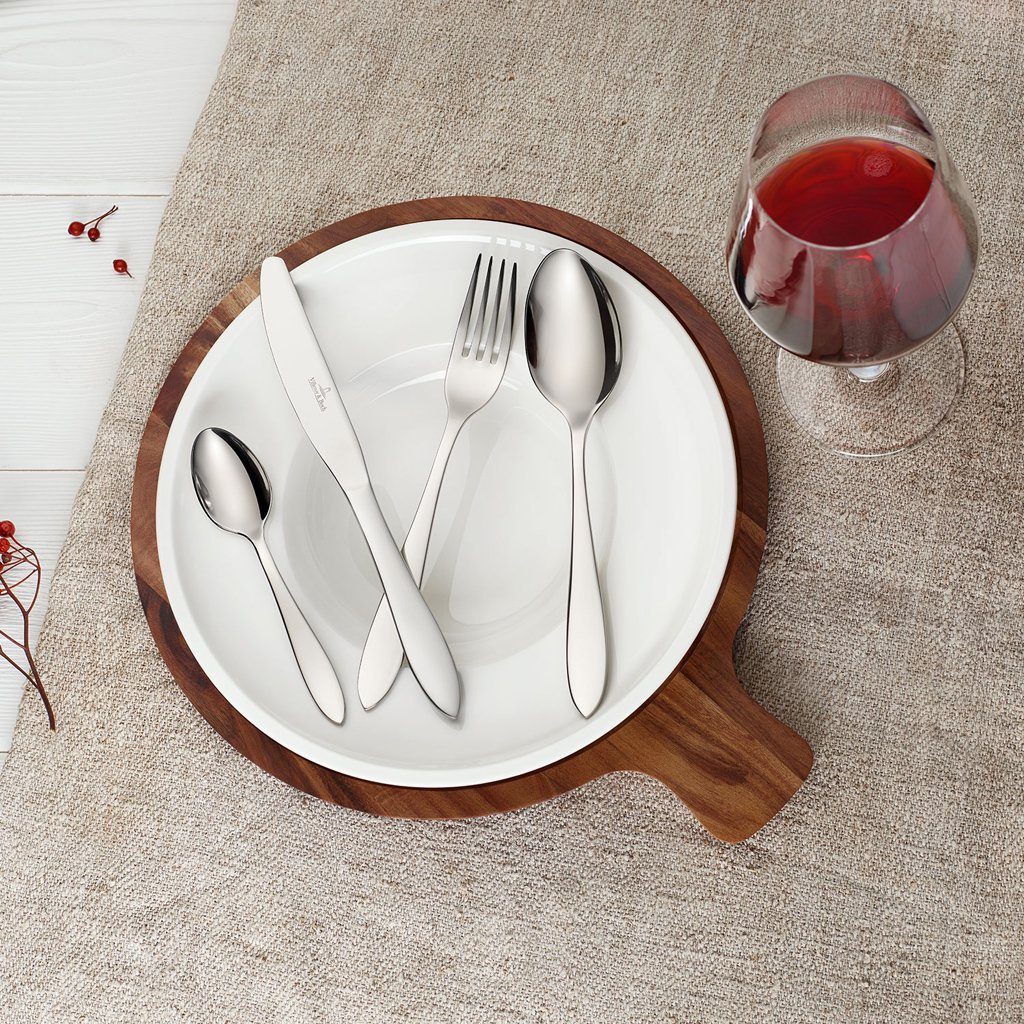 Villeroy & Boch Besteck-Set Arthur Tafelbesteck 30-teilig (30-tlg), 6 Personen, Edelstahl