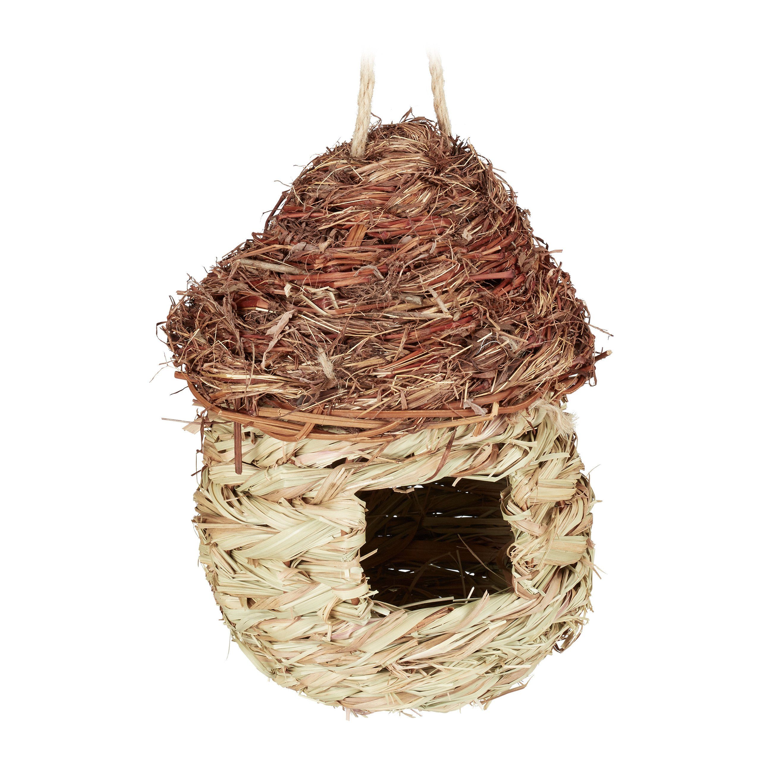 relaxdays Vogelhaus Vogelnest für Käfig Pilz-Form günstig online kaufen