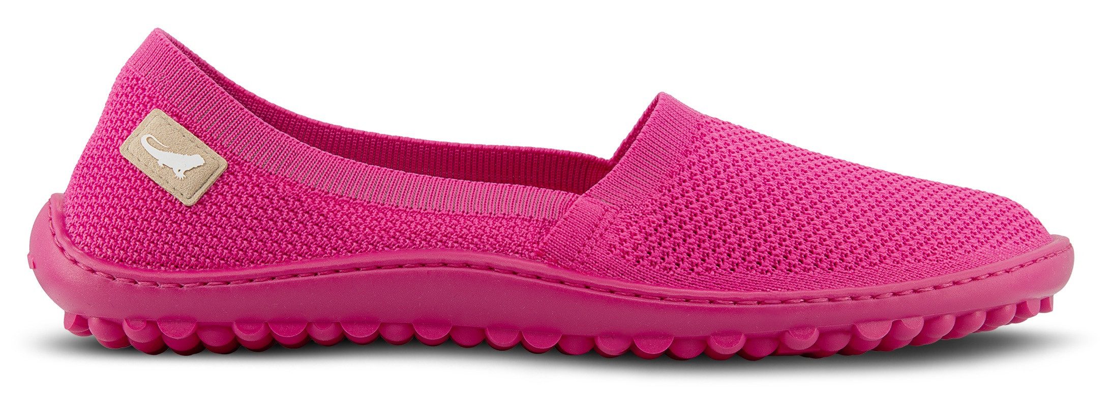 Leguano FLAIR Barfußschuh Schlupfschuh, Halbschuh, Slipper mit Logo-Aufnäher