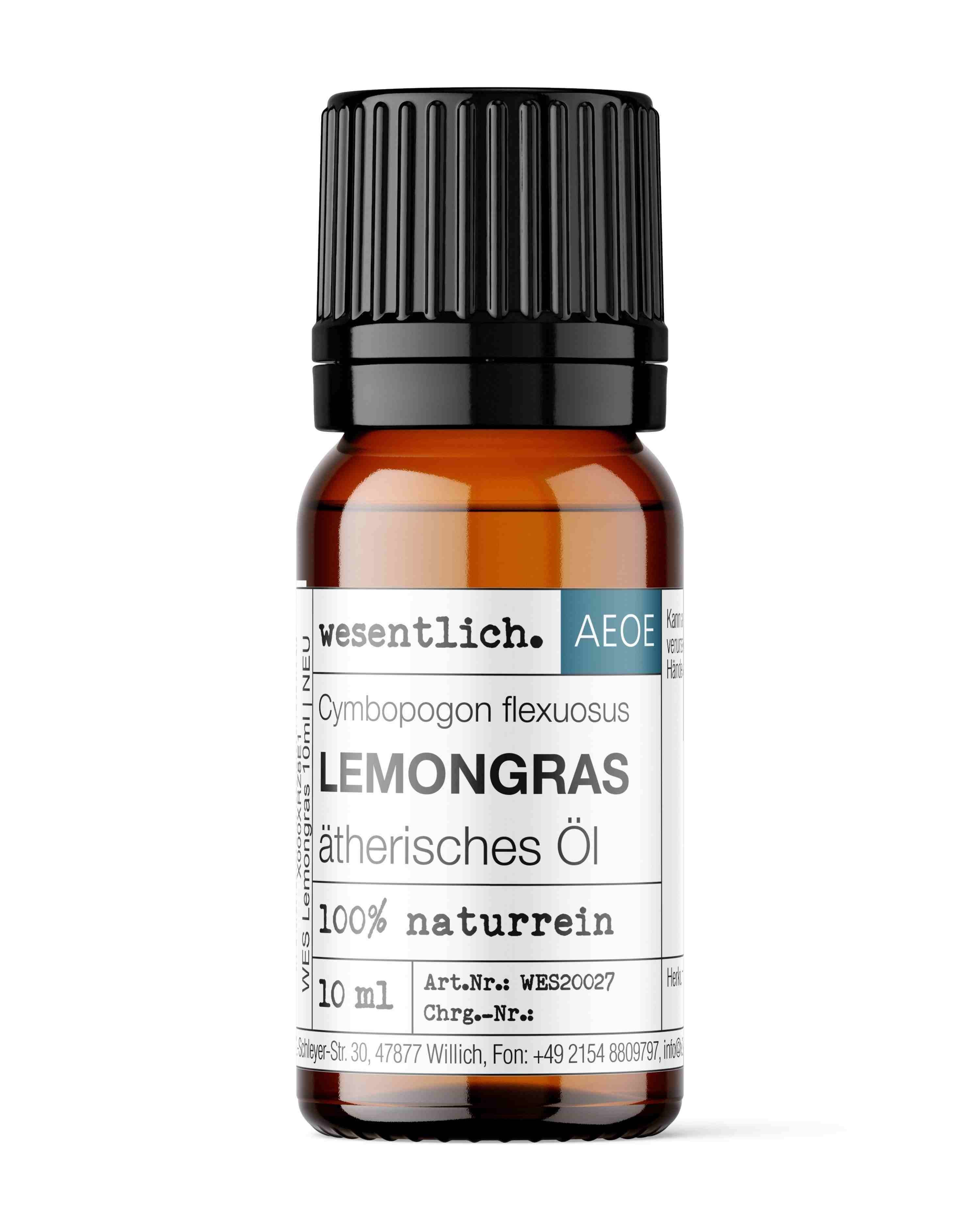 wesentlich. Duftöl Lemongras 10ml - ätherisches Öl