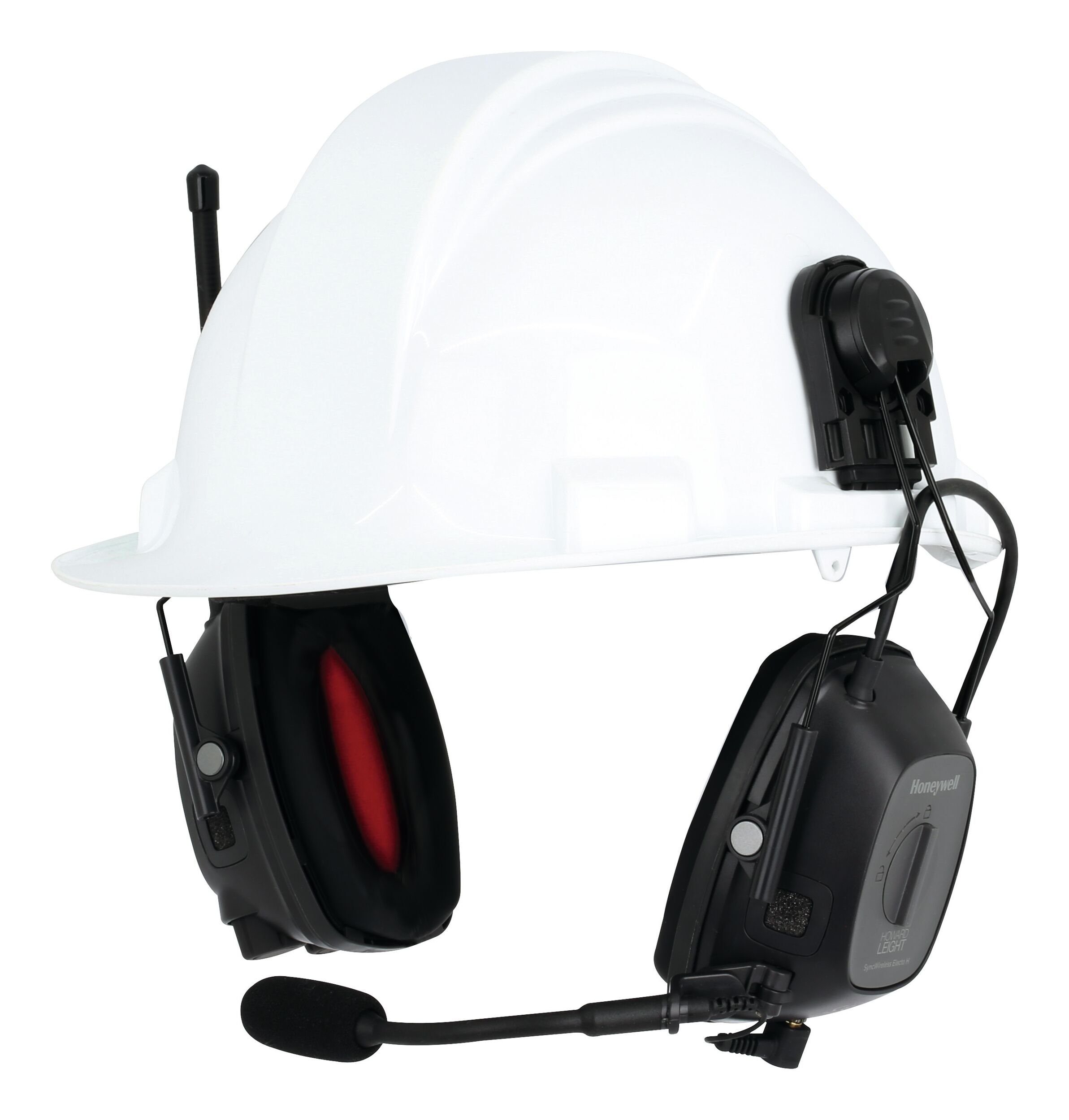 Honeywell Kapselgehörschutz, Safety Helmhalterung mit ELECTO WIRELESS SYNC