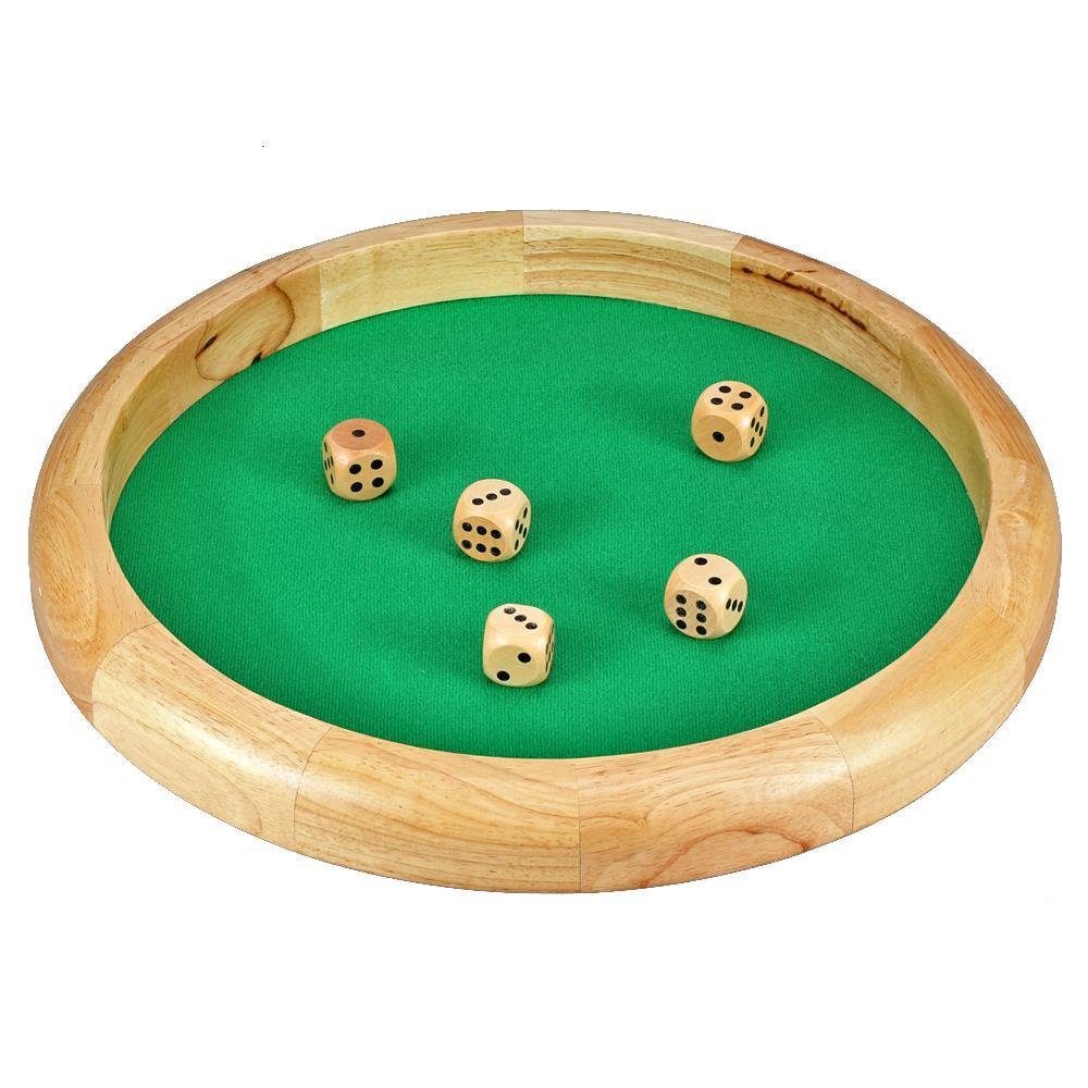 Spiel Würfelbrett extra groß aus Holz - 40 cm 3143