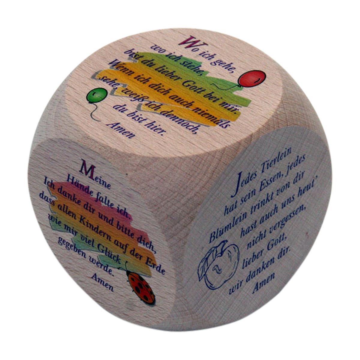 GICO Spielesammlung Kindergebete Gebetswürfel mit farbigem Druck - 5987