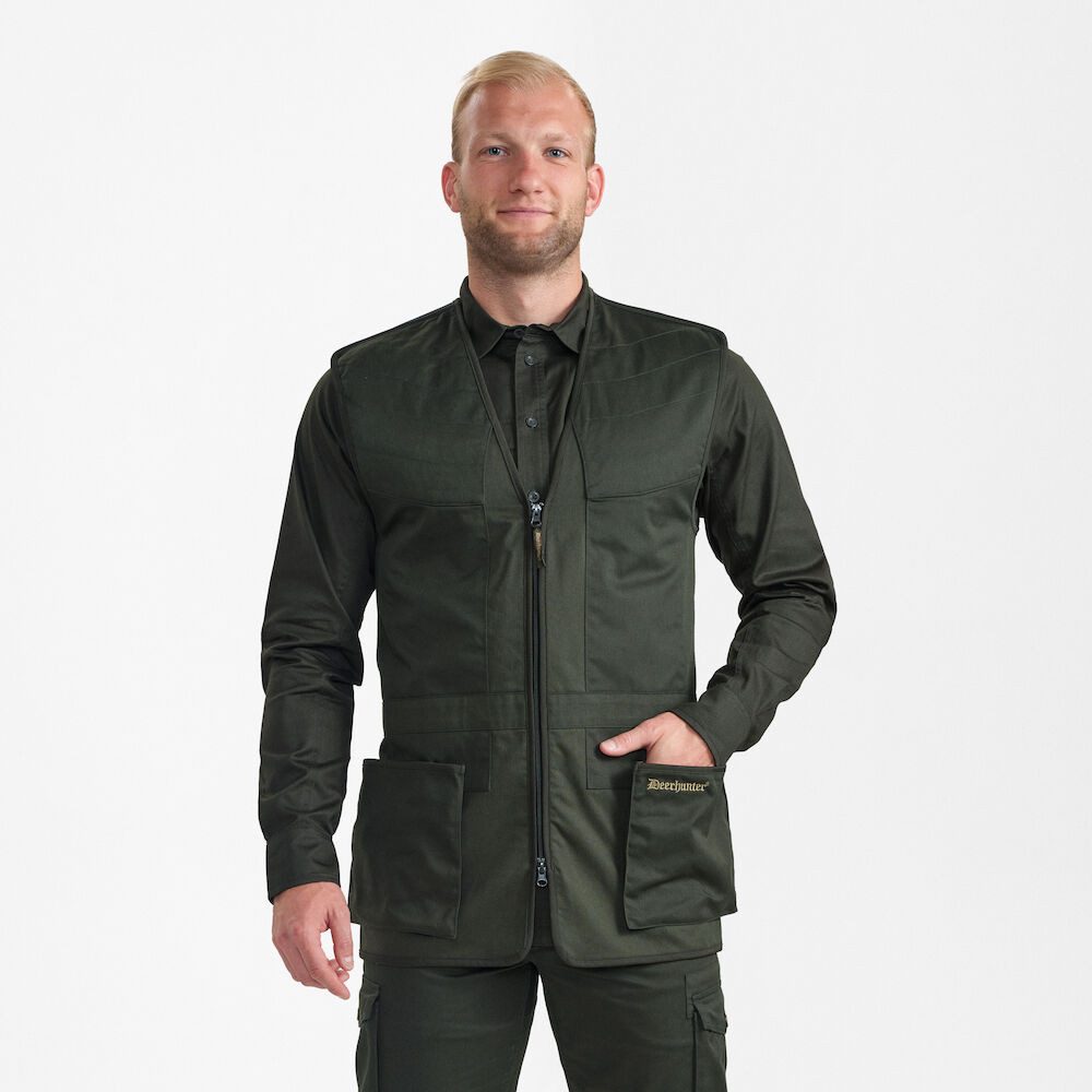Deerhunter Outdoorjacke DEERHUNTER Atlas Shooting Waistcoat Timber