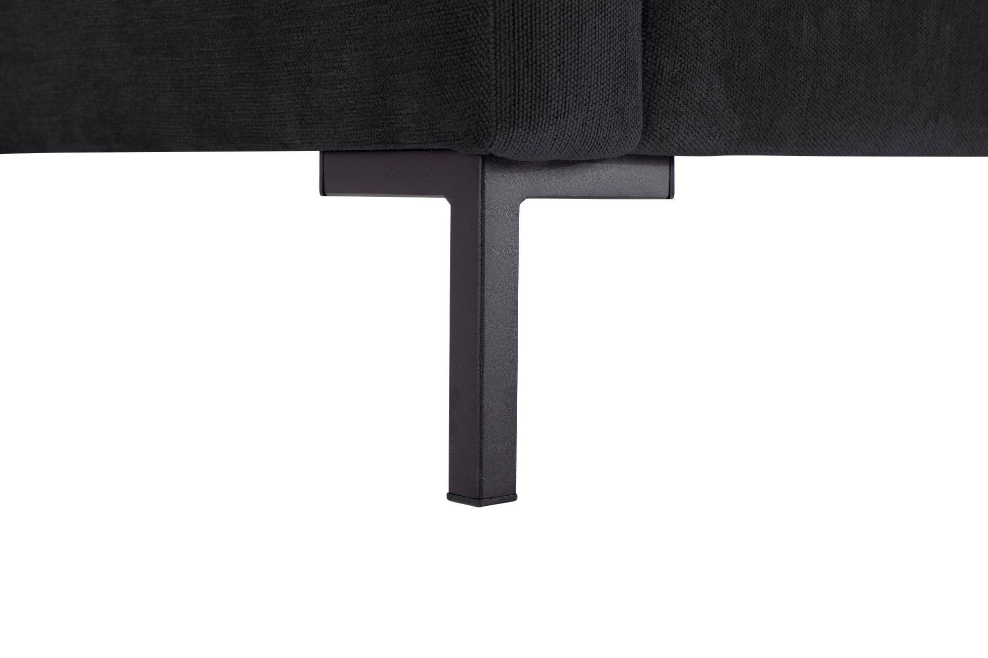 Places of Style 3-Sitzer Caldie, black mit Sitzkomfort, weichem Federn und mit Daunen
