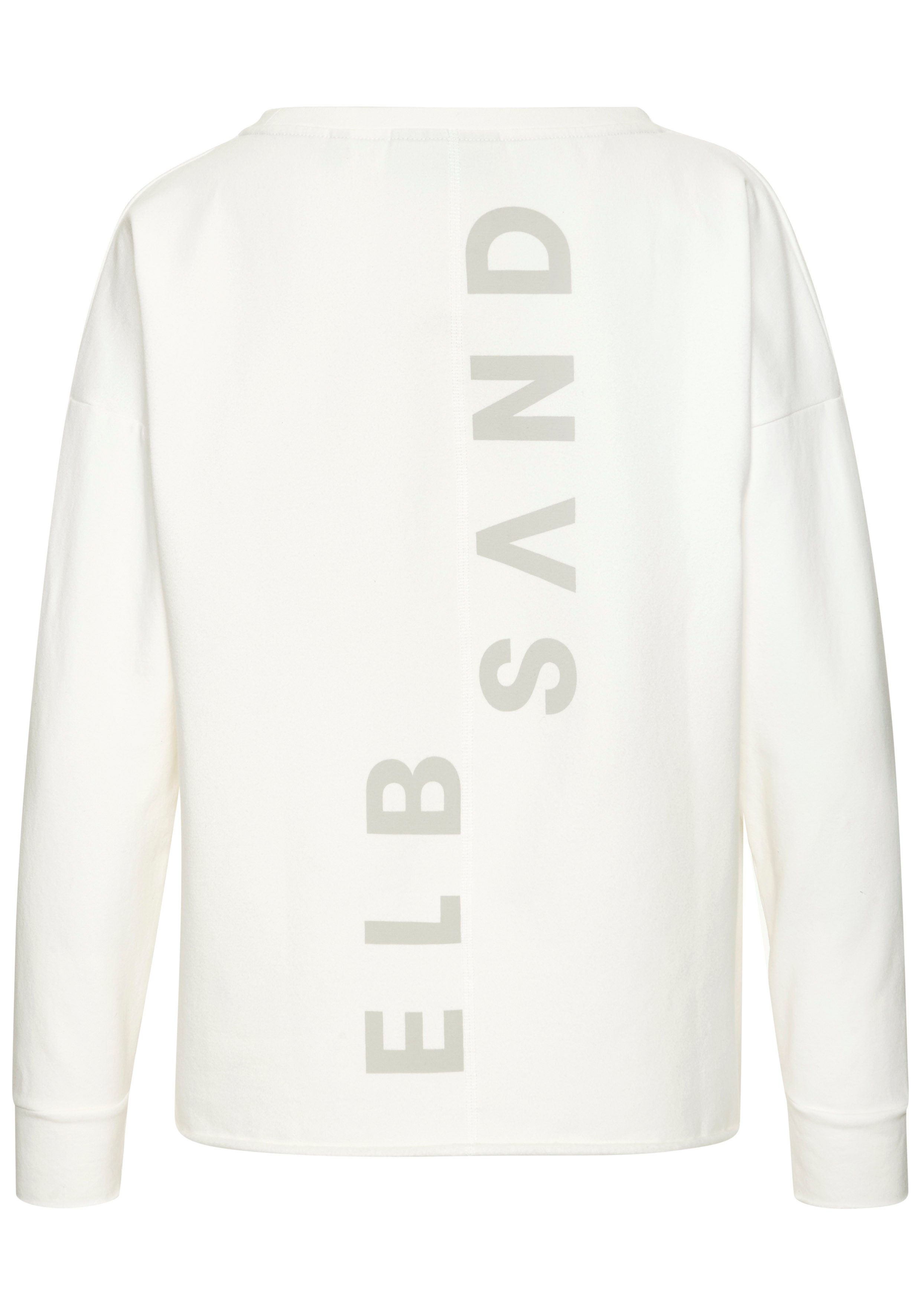 Elbsand Sweatshirt Raina mit Logoprint am Rücken, sportlich-casual