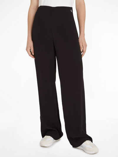 Calvin Klein Jeans Anzughose CHIFFON WIDE LEG PANT mit Markenlogo