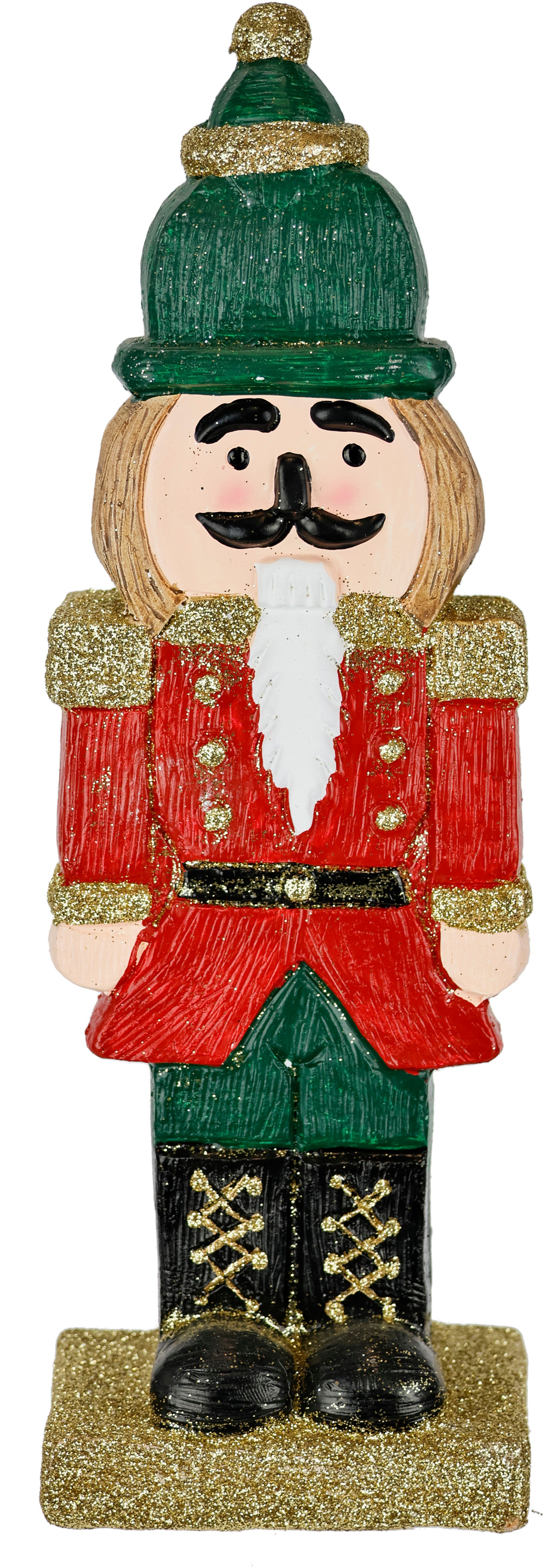 I.GE.A. Dekofigur Nussknacker, Dekofigur Statue Deko Männchen Weihnachtsdeko