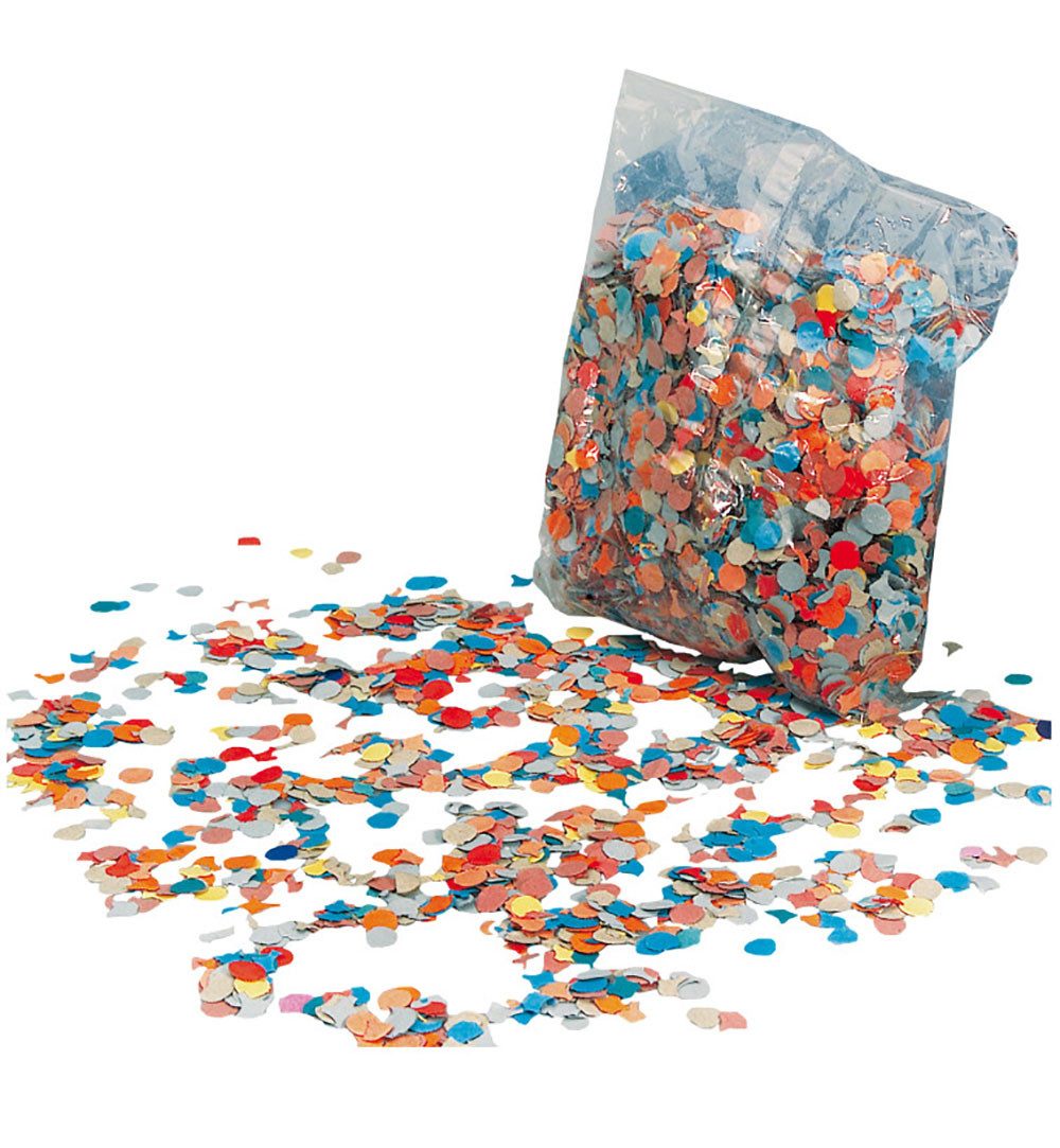 Fries Konfetti 100g Deluxe buntes Konfetti Geburtstag Karneval Fasching Party