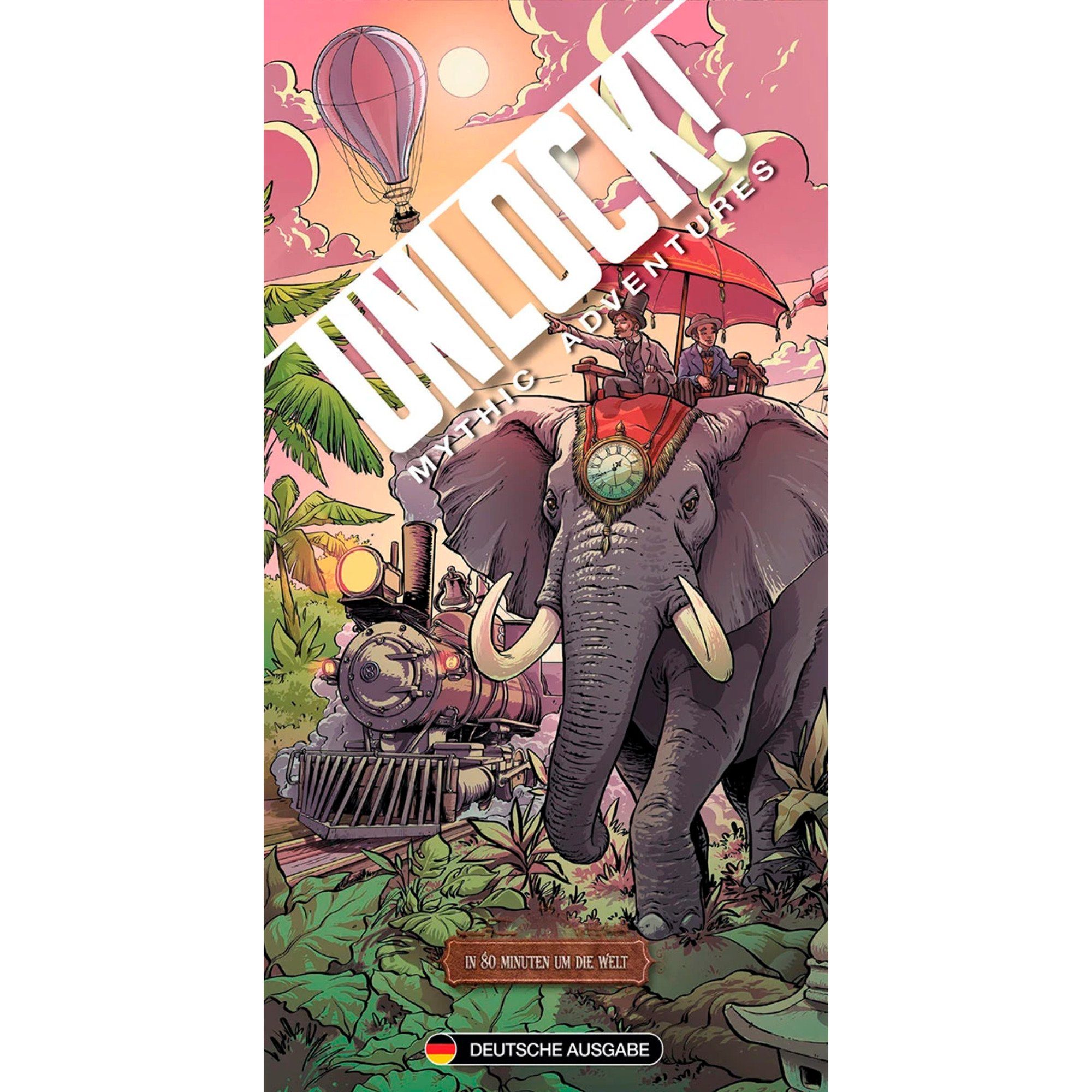 Asmodee Spiel Asmodee Unlock! In 80 Minuten um die Welt